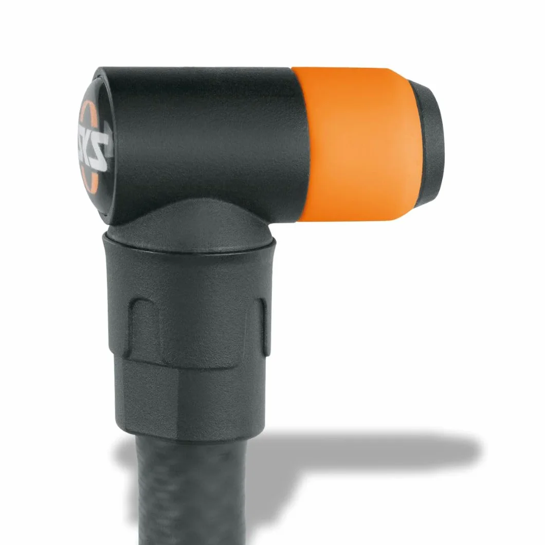 SKS GERMANY CLIK VALVE Testina pompa sistema a scatto intuitivo 50% volume più elevato senza usura aggiornabile tutte le pompe SKS per valvole Schwalbe Clik Valve Nero
