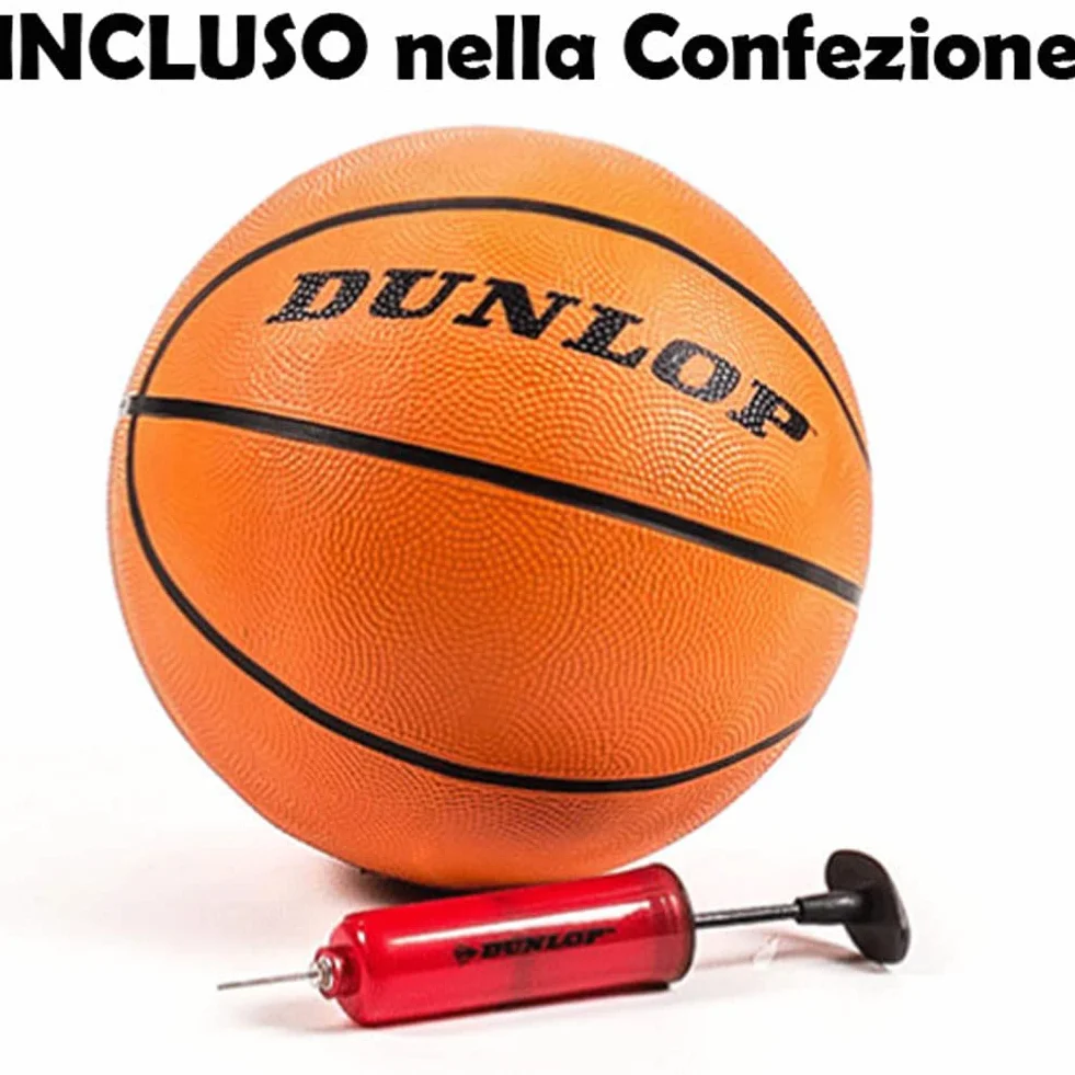BAKAJI Canestro Basket con Piantana Regolabile 205 cm Nylon Esterno Giardino
