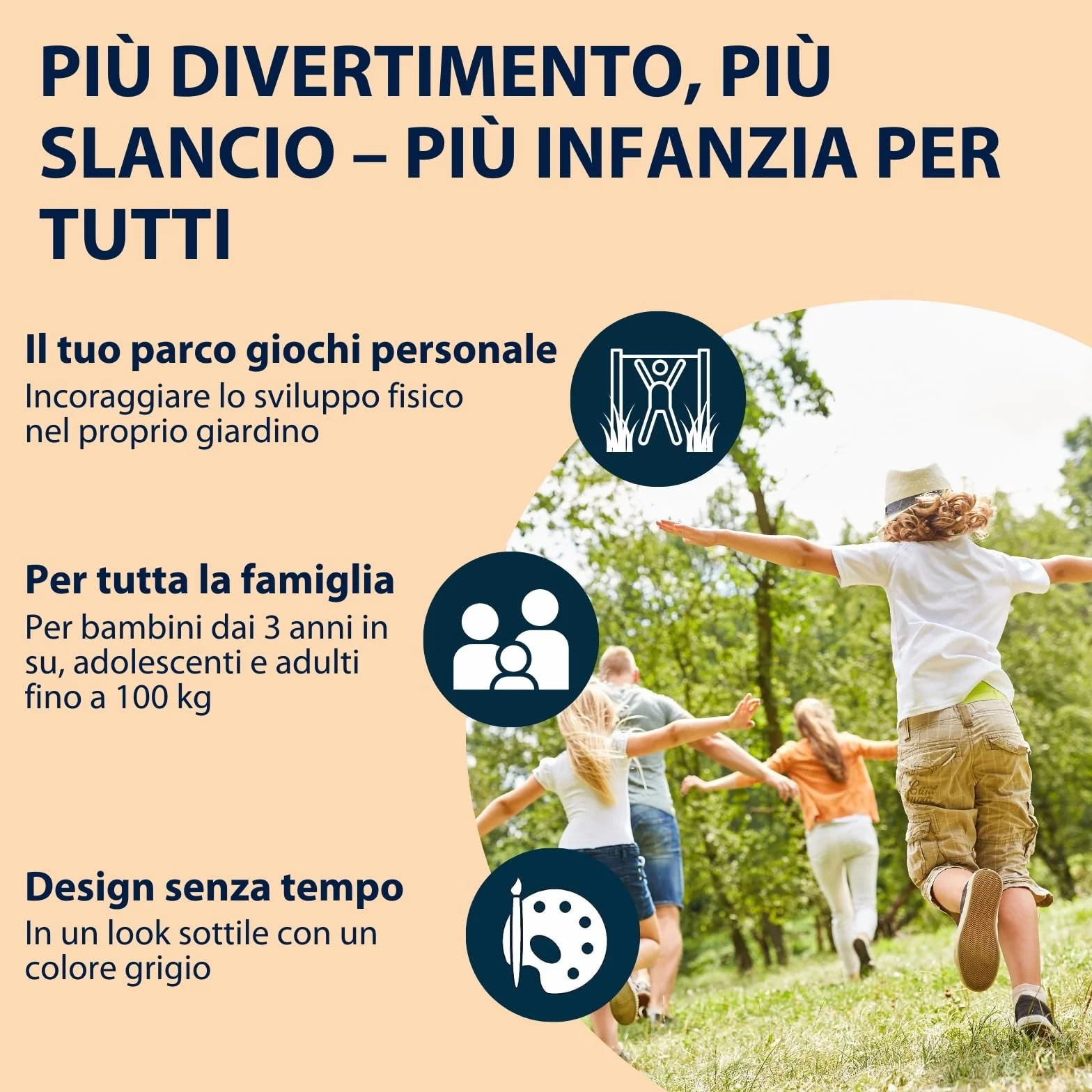 HUDORA Sbarra per trazioni Fabian Standard/Pro regolabile 4 altezze 100kg