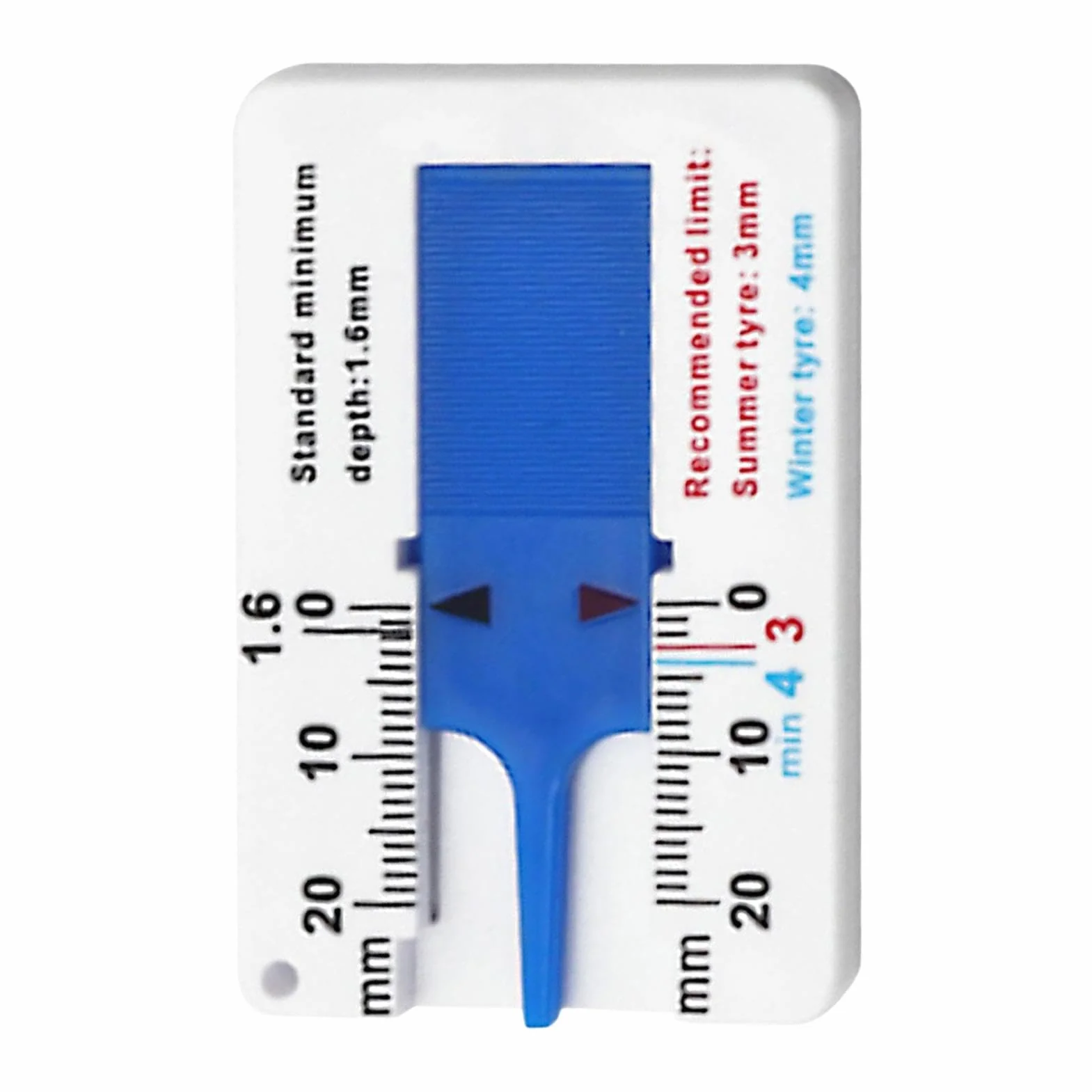Spessimetro Pneumatici - Misuratore Di Profondità Degli Pneumatici | Misuratore Di Profondità Del Battistrada | Misuratore Manuale Portatile Per Moto | Strumento Di Misurazione Preciso