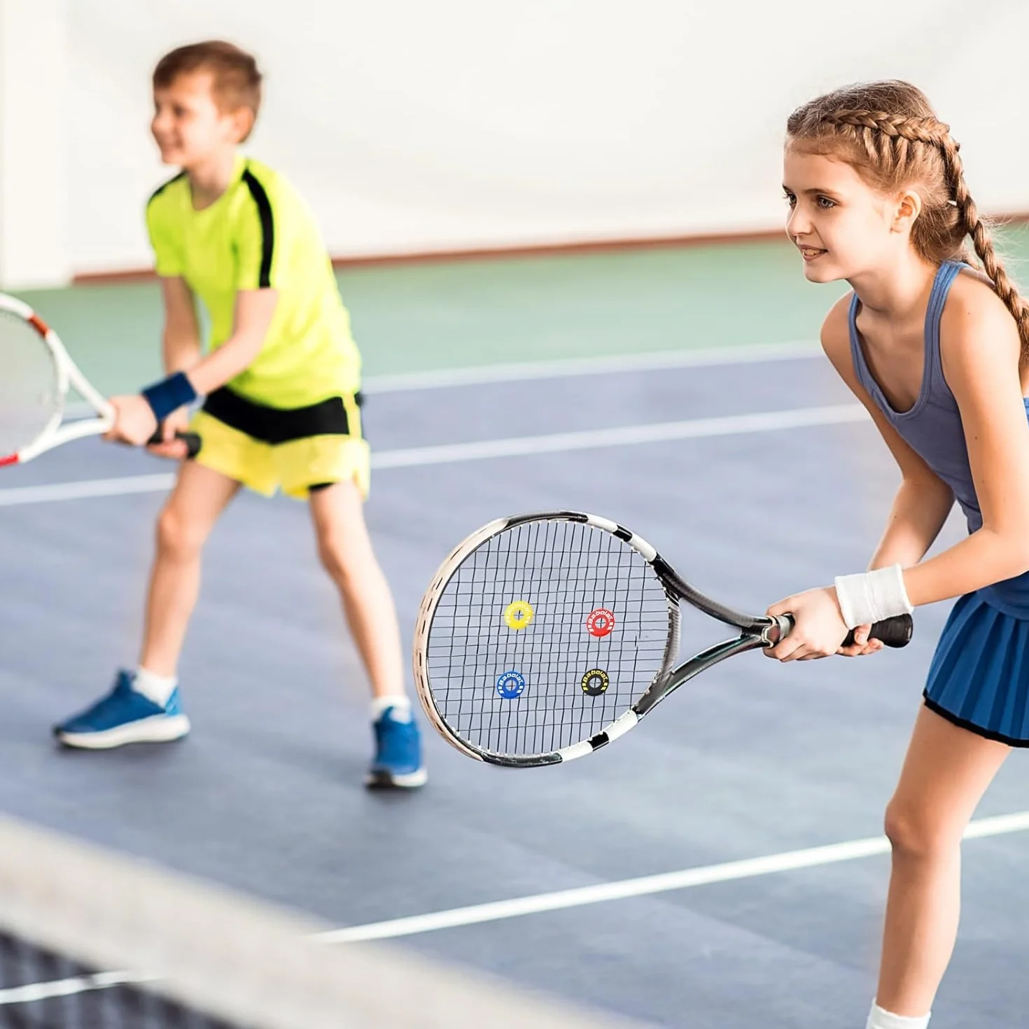Ammortizzatori in silicone per racchette da tennis Confezione da 8