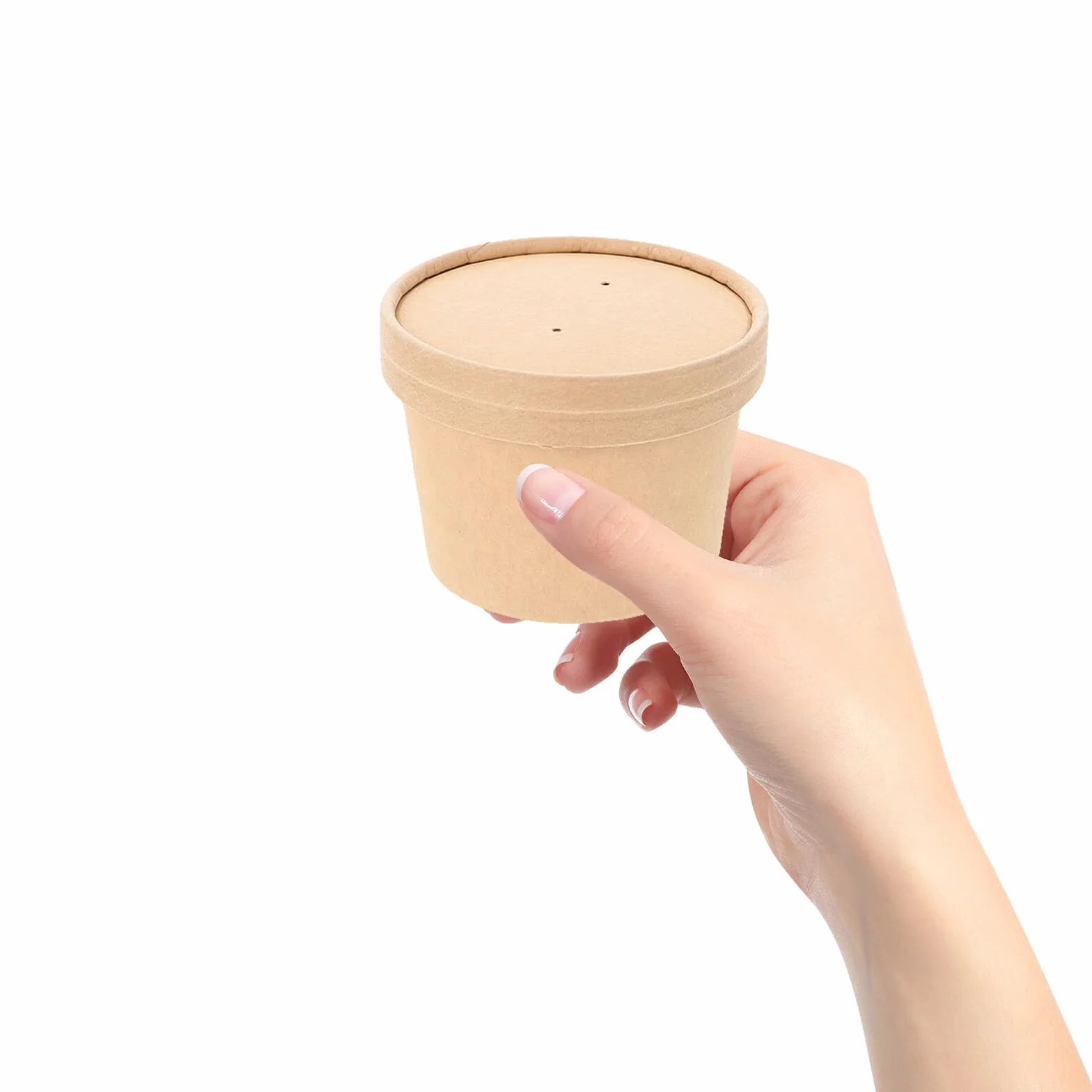 Coppette di Carta 8oz per Gelato e Yogurt, Confezione da 10 Pezzi
