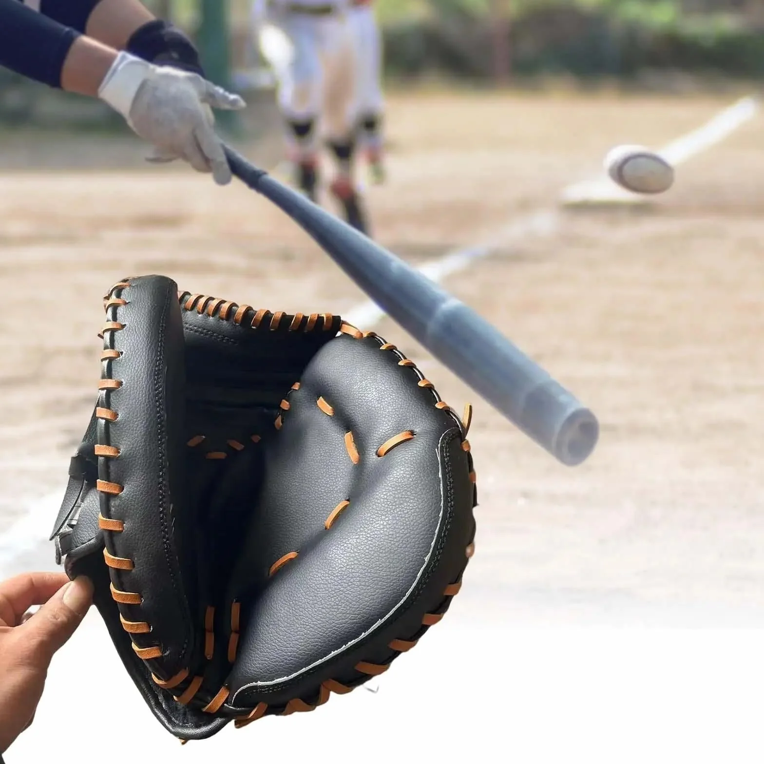 Guanti da Baseball Ricevitore Comodo per Softball Giovani Adulti