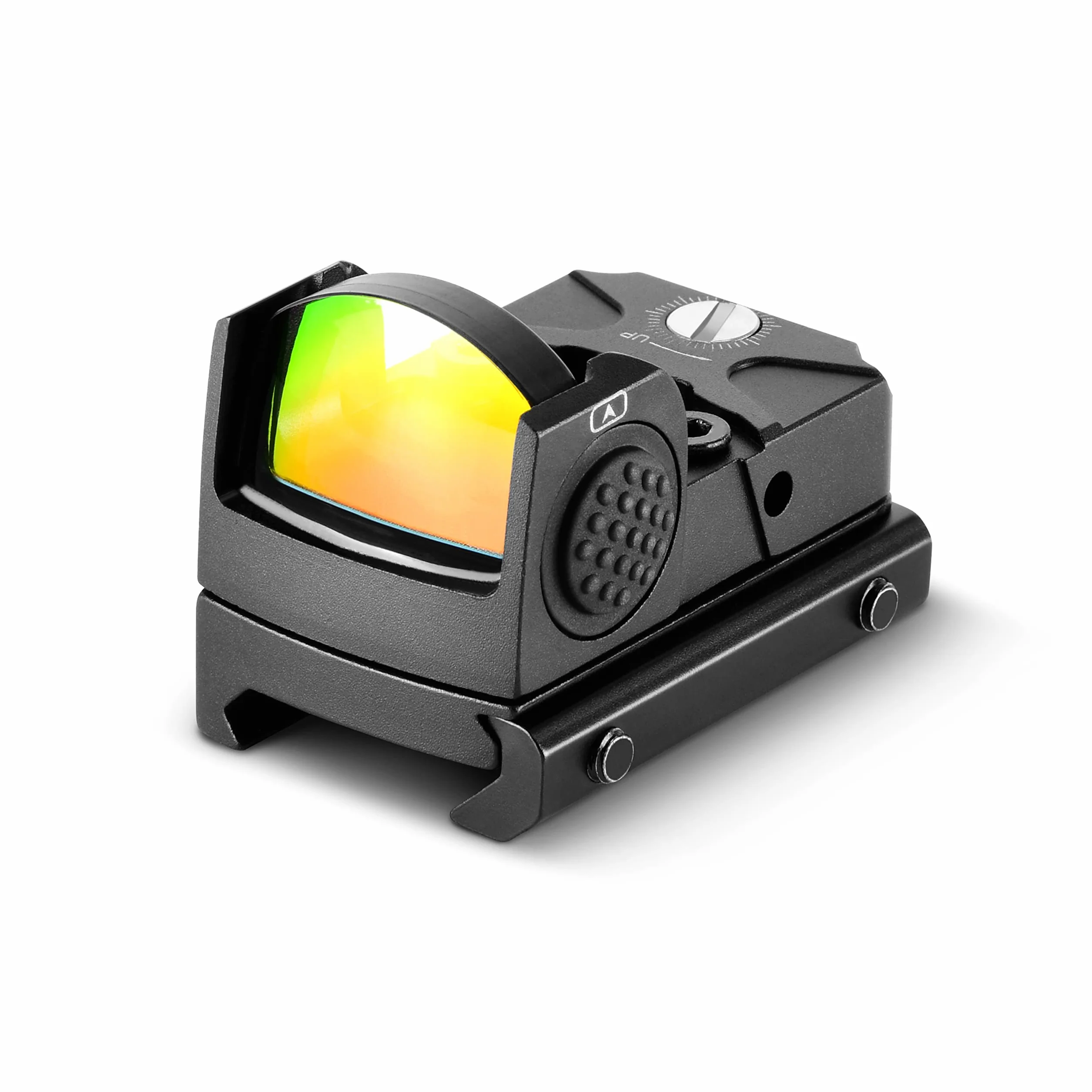 Mirino Riflescopi AOMEKIE Red Dot 2MOA con 12 Livelli di Luminosità per Pistole Picatinny 20/22 mm