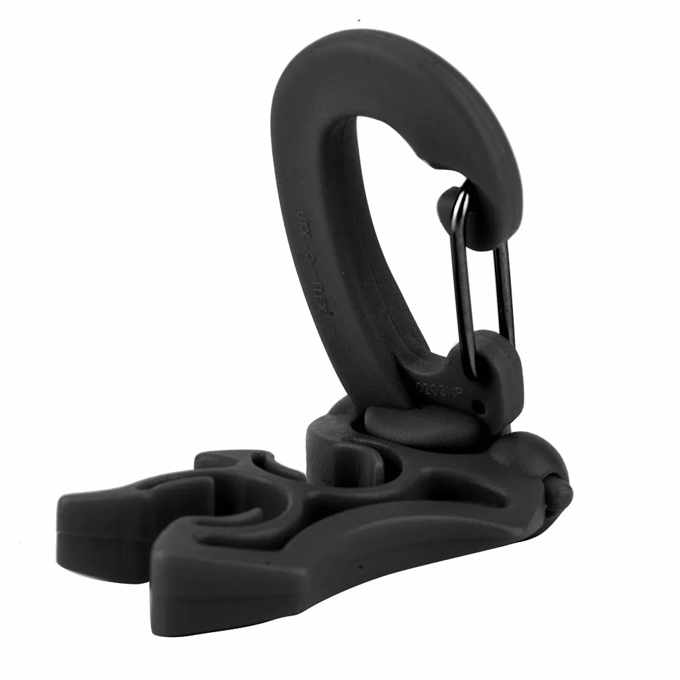 Gancio di Ritegno per Erogatore Portatubo per Immersione Subacquea Clip Sgancio Rapido Snorkeling