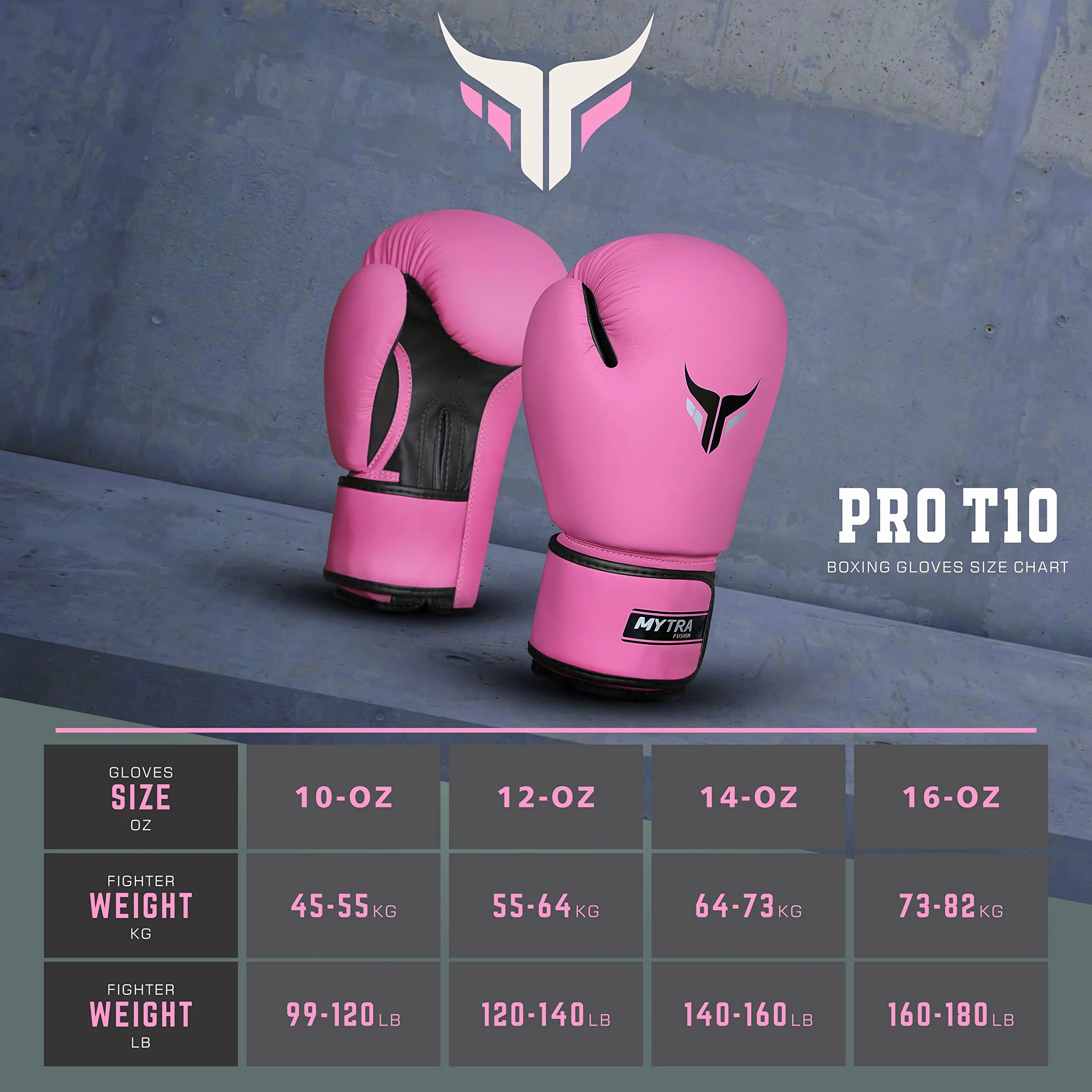 Mytra Fusion Guantoni da Boxe Donna MMA Allenamento Kickboxing