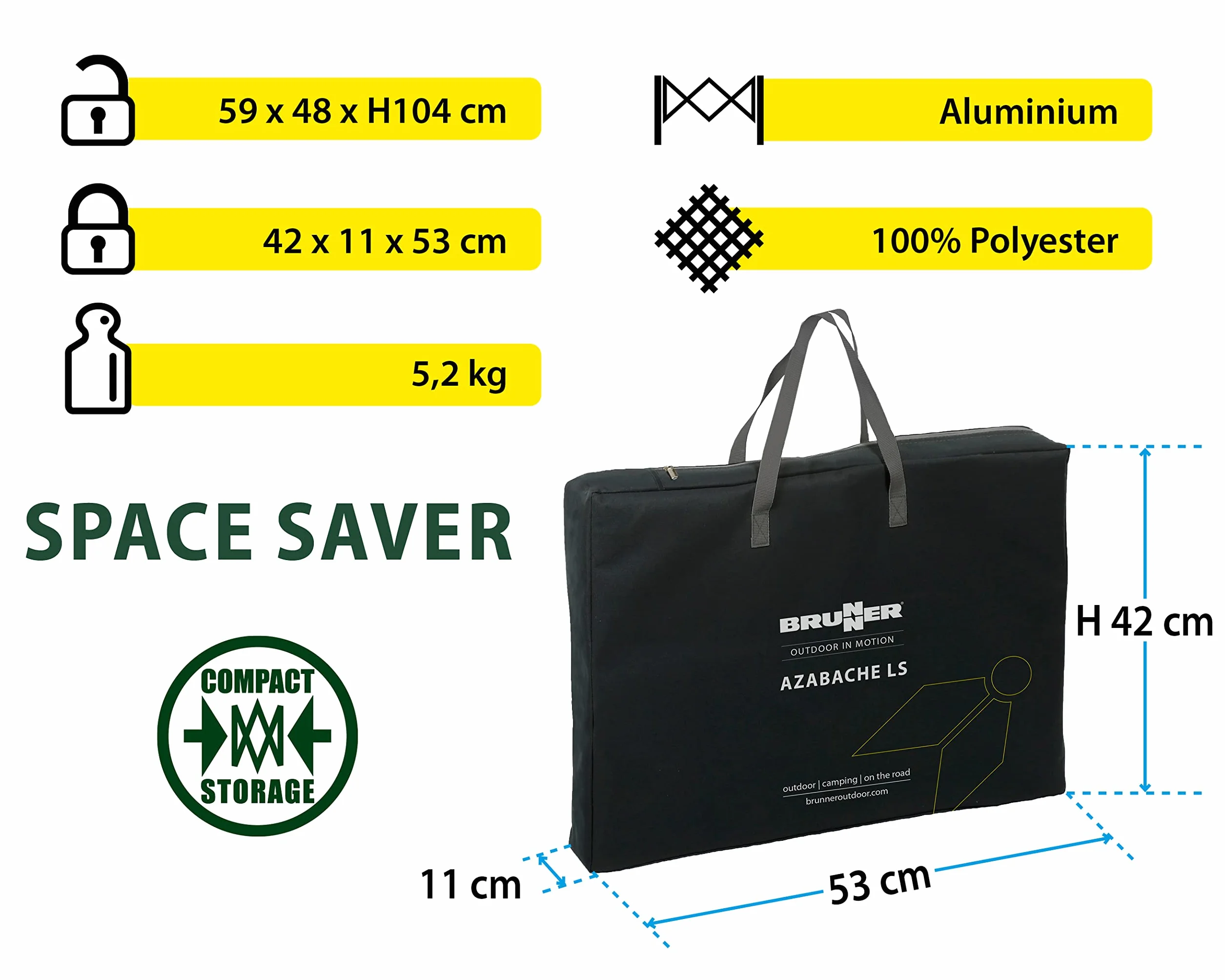 BRUNNER Azabache LS mobiletto da Cucina