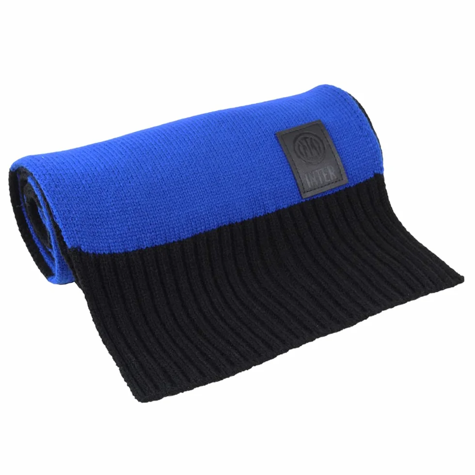 Inter SCIARPA RIGHE GRANDI Official Merchandising, Nero, Taglia unica