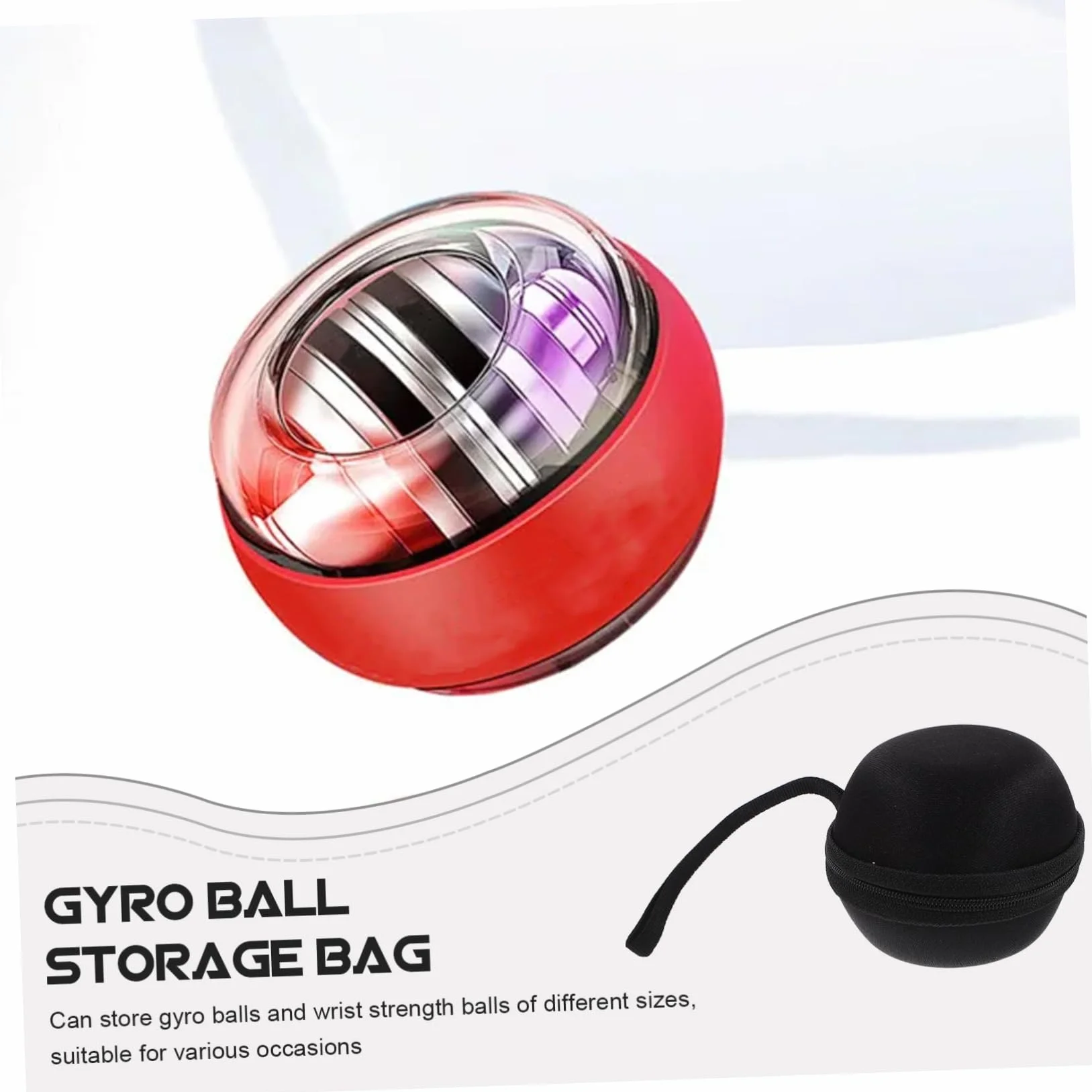 YARNOW Borsa per Riporre la Palla da Polso Gyro Custodia Accessori Portatile