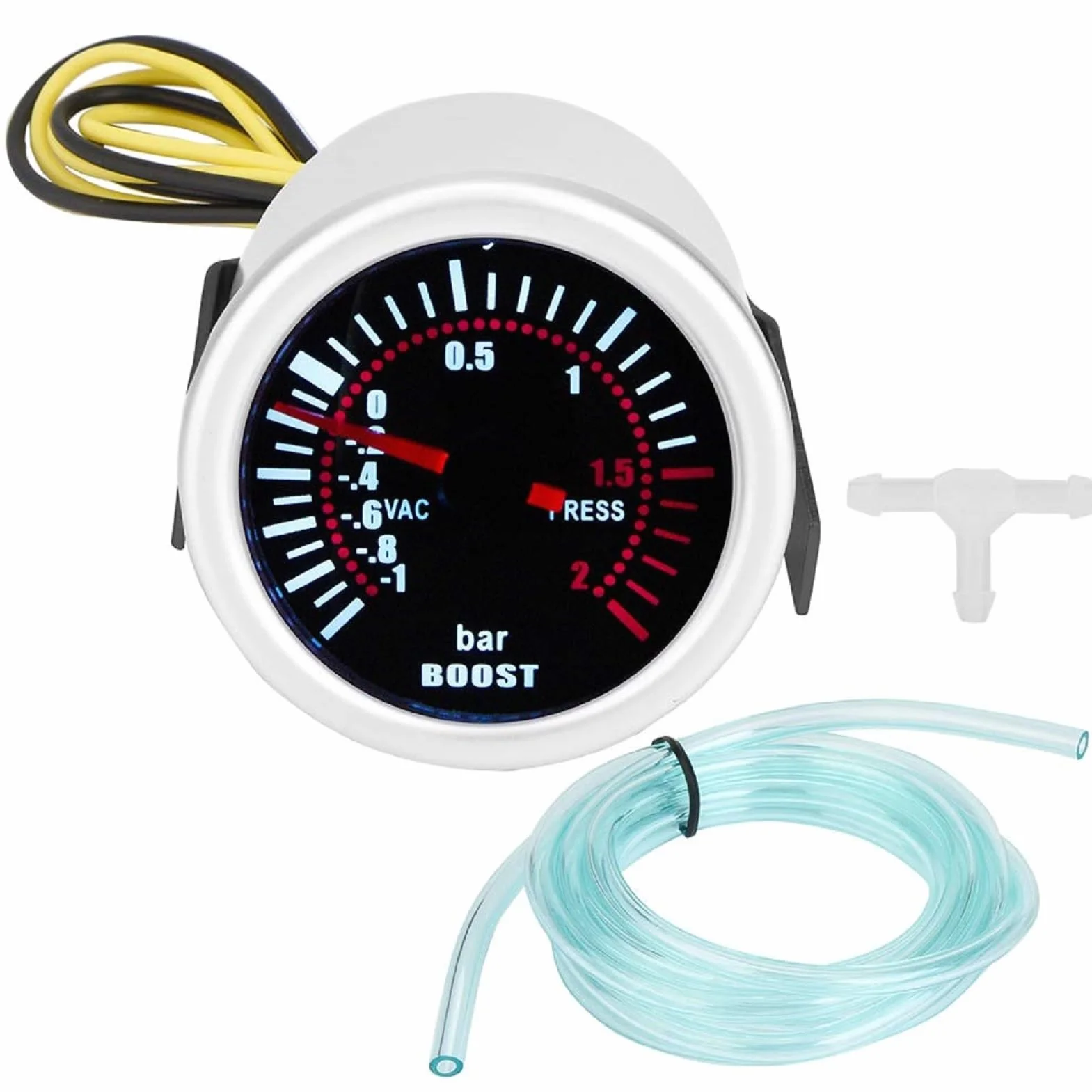 Universal 2"/52 mm Bar LED pressione turbo indicatore di pressione di carica DC 12 V Digital Turbo Gauge Boost Meter