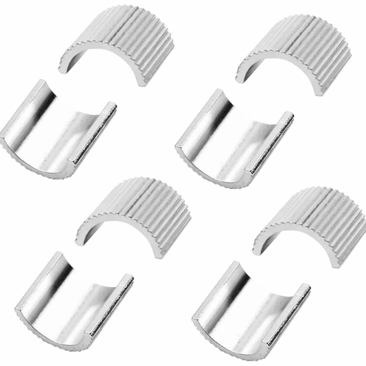 4 Pezzi distanziali per Manubrio di motociclette elettriche retrò da 22 mm a 28 mm, adattatori per Morsetti in Lega di Alluminio per modifiche universali