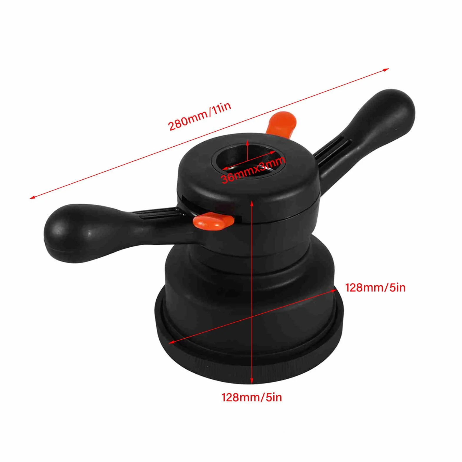 Strumento per la sostituzione delle ruote del di equilibratura delle ruote, 36/38 / 40mm Strumento di cambio pneumatico per equilibratore ruota pneumatico(Thread Diameter 36mm,