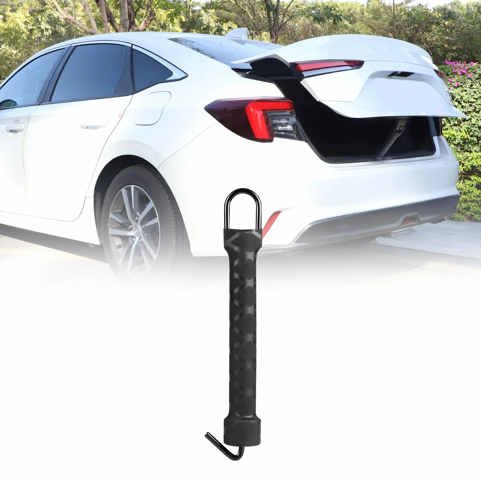 LALAGO Ammortizzatori cofano posteriore, 23cm Portellone Bagagliaio Supporto, Supporto Regolabile per cofano posteriore, Animali domestici Auto Aria fresca