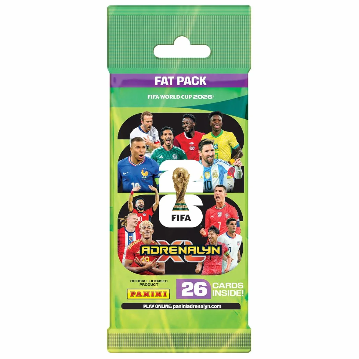 FIFA World Cup 2026 Adrenalyn XL Trading Cards Fatpack Box