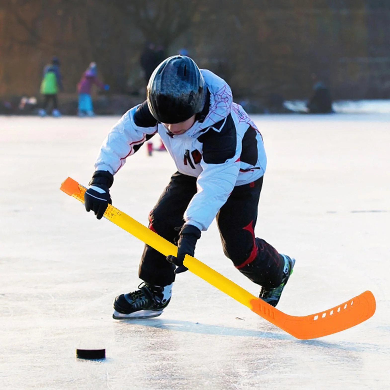Bastoni da hockey per interni - Set di mazze da hockey leggeri per bambini principianti