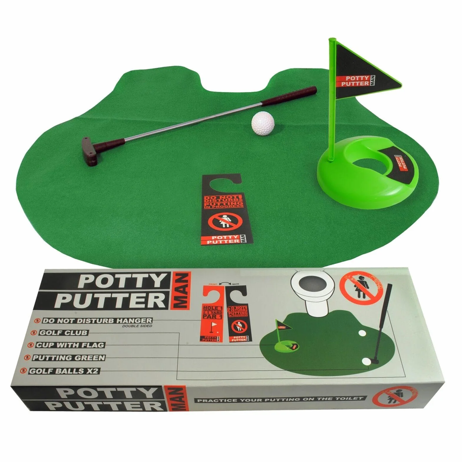 Potty Putter Tappetino Mini-Golf per WC