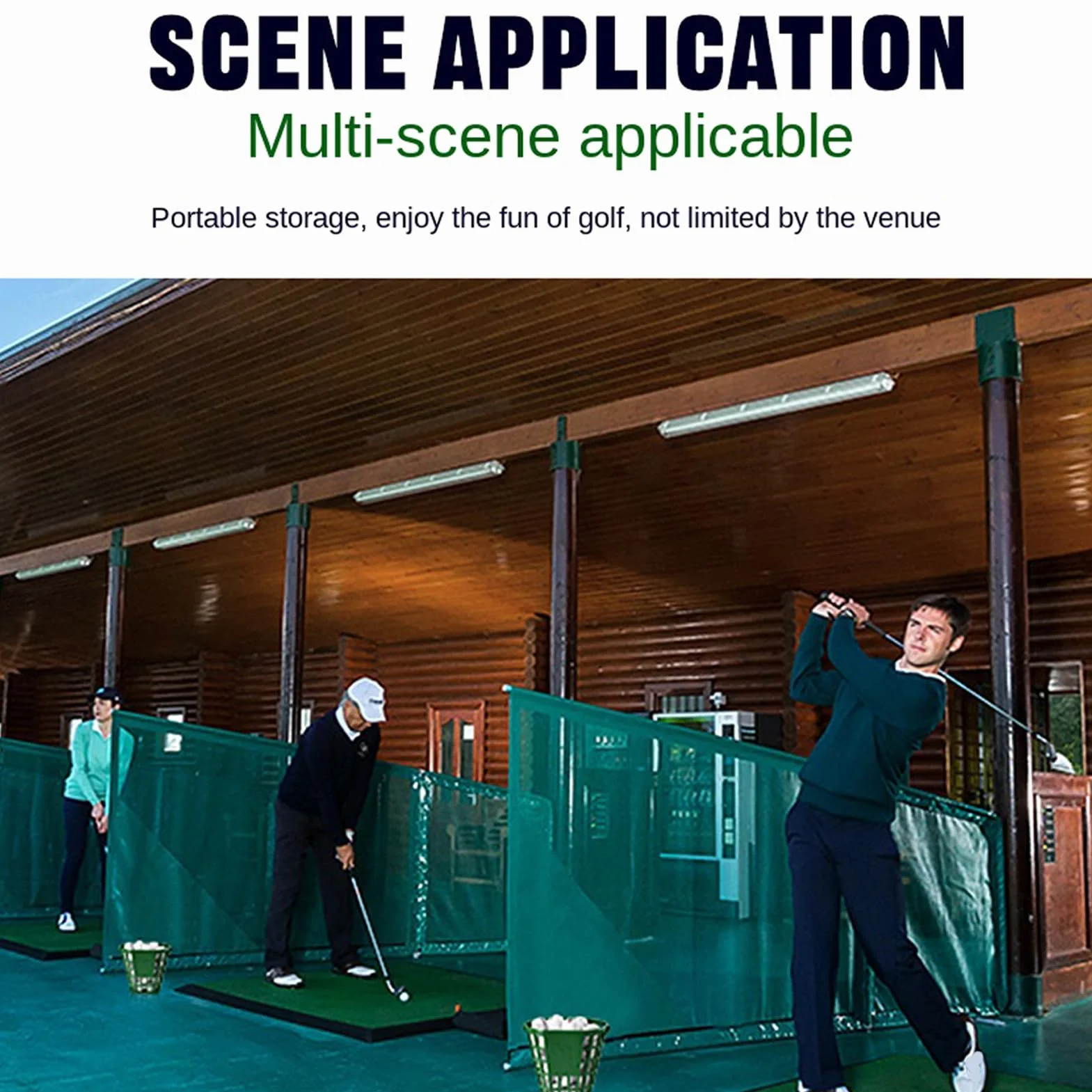 Cestino per palline da golf 50 palline resistente leggero per club balcone ufficio