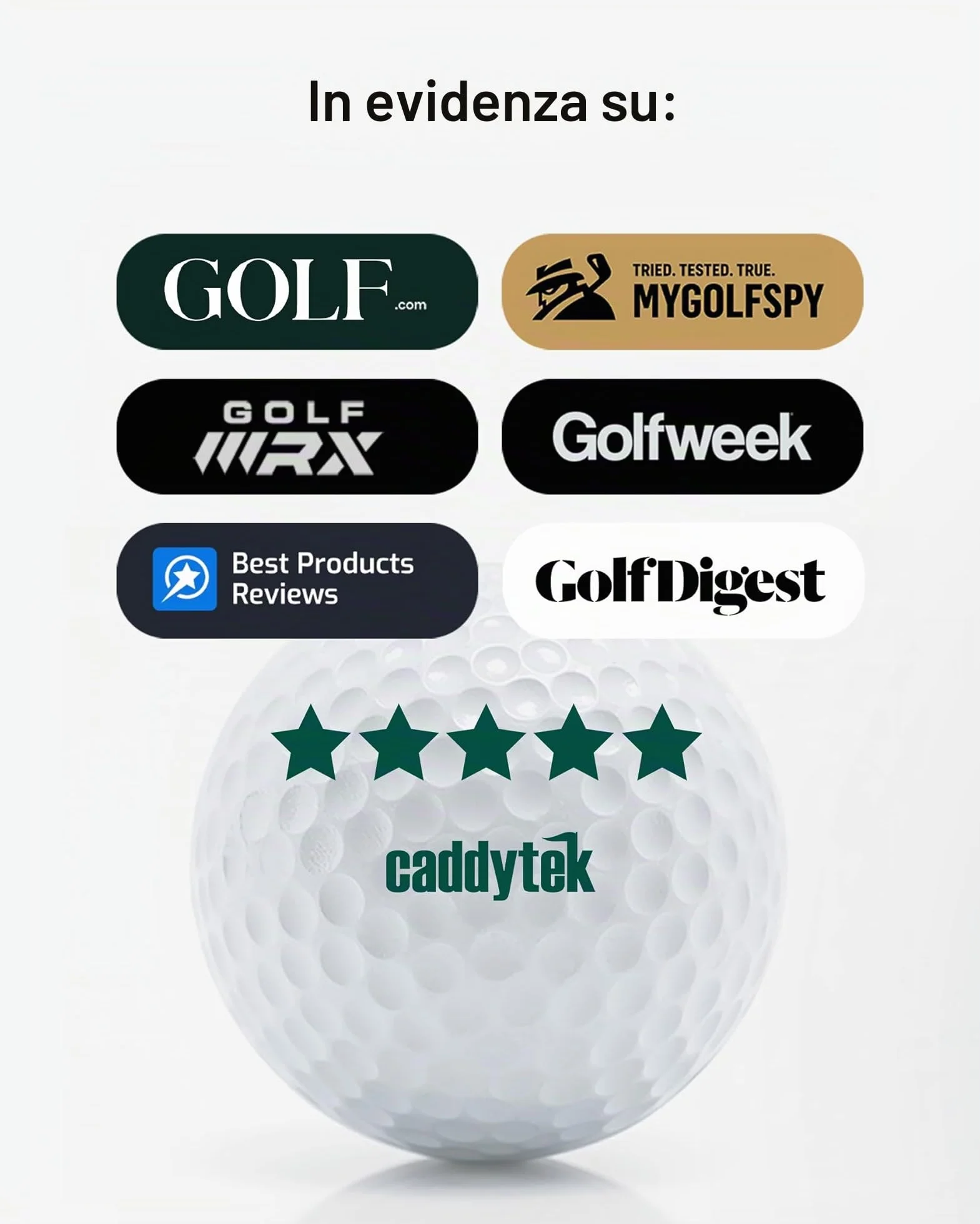 Caddytek CaddyLite EZ Fold versione 8, Carrello da golf pieghevole leggero a 3 ruote
