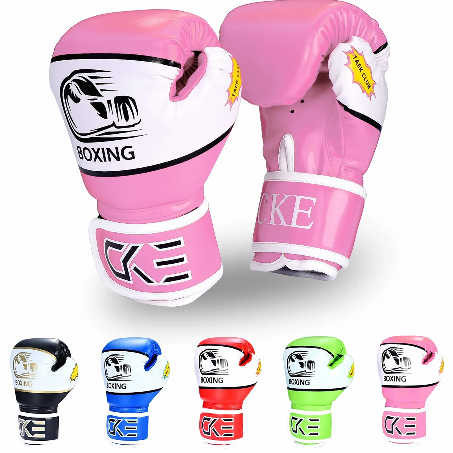 CKE Bambini Guantoni da boxe per bambini Ragazzi Ragazze 5-12 anni da allenamento per sacco da boxe