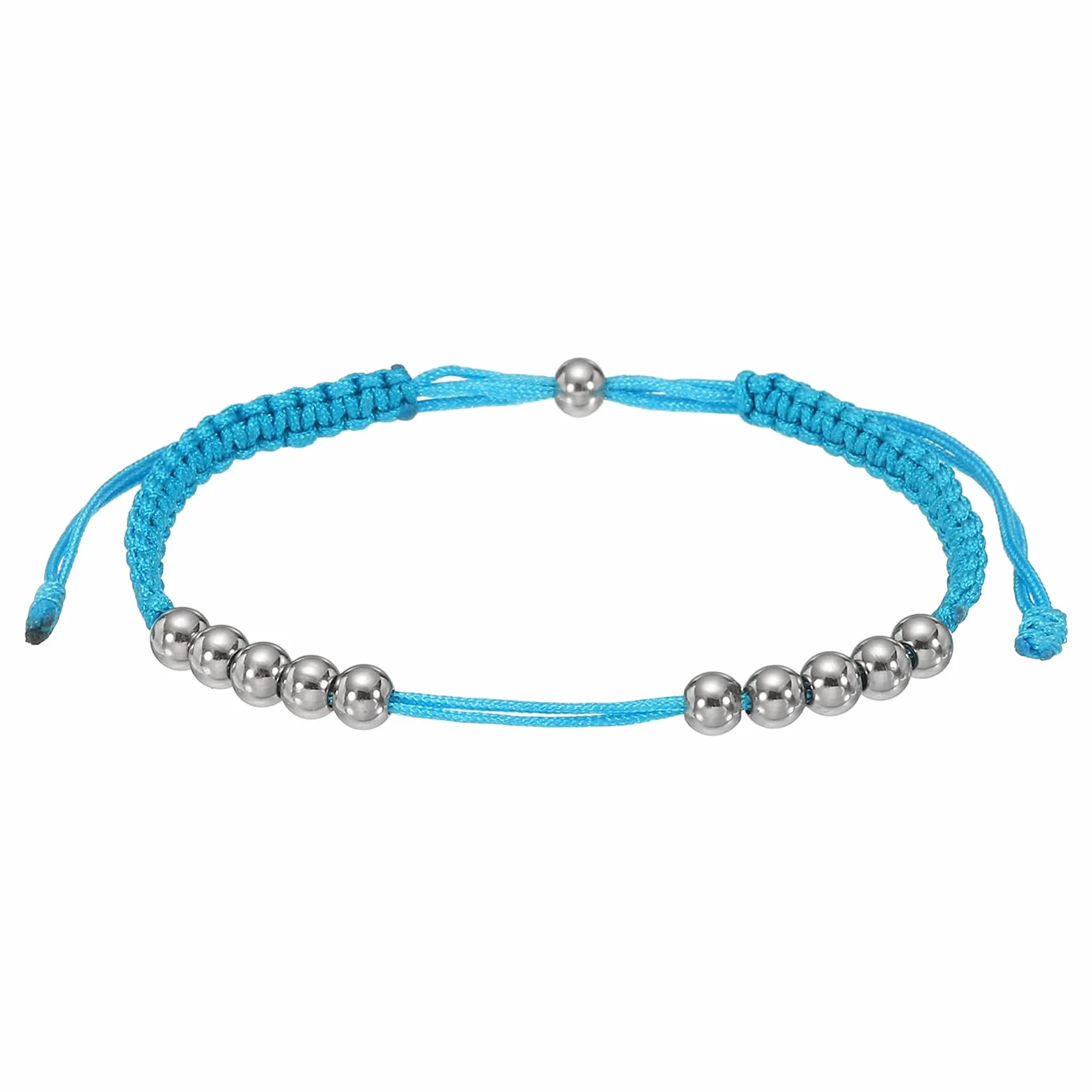 Braccialetto contatore colpi golf in acciaio inossidabile regolabile 16-28 cm blu