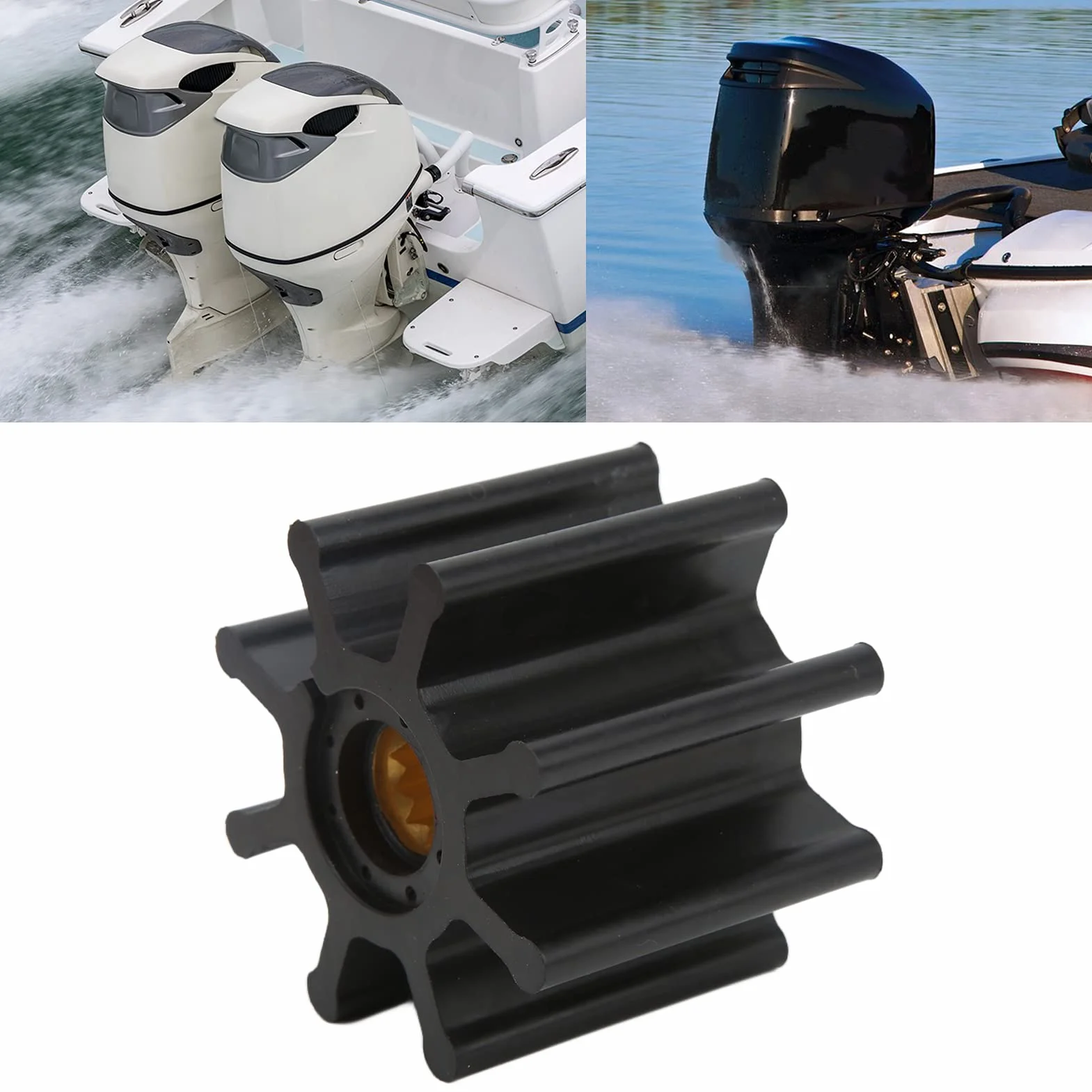 Girante JABSCO 58 Pompa Acqua 8 Pale 920-0001 Sostituzione Accessori Motore Fuoribordo