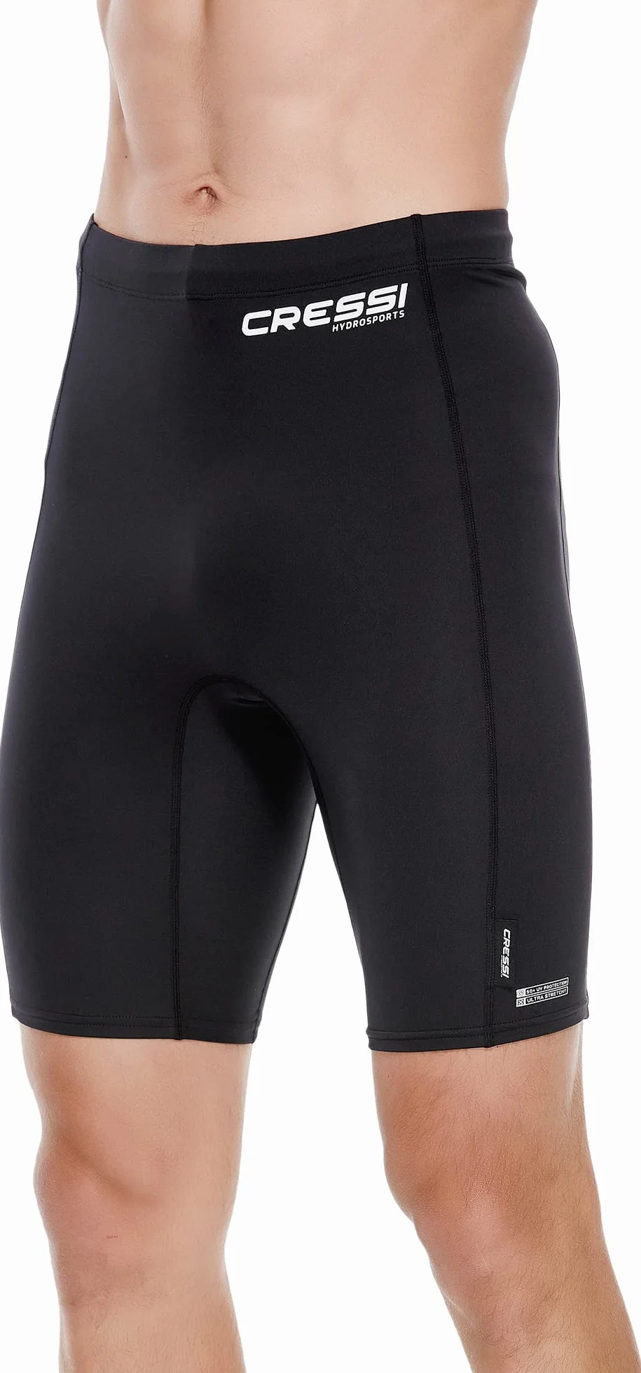 CRESSI Armor Rash Guard Shorts - Pantaloncini Neri Protettivi per SUP e Sport Acquatici