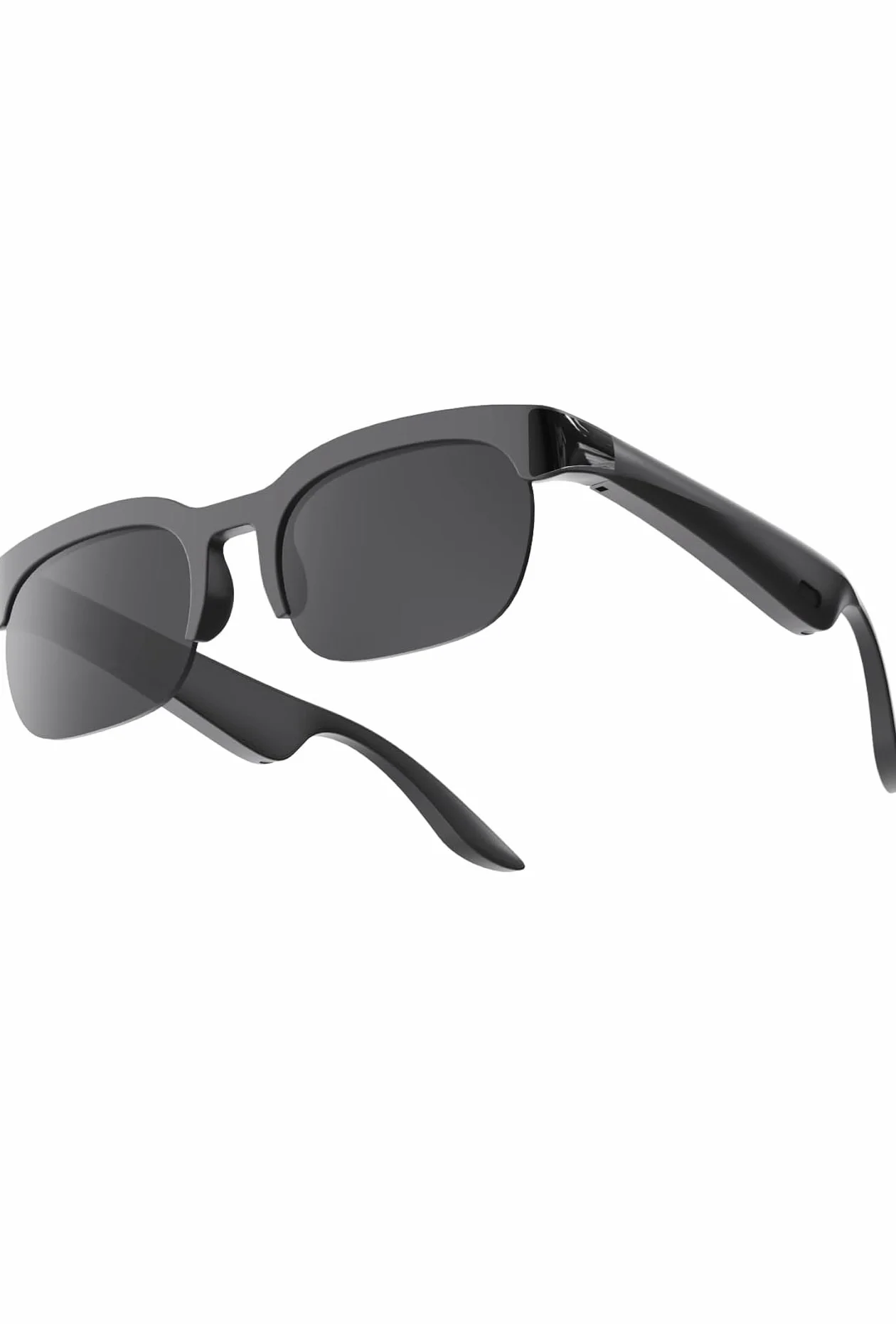 Occhiali Smart Audio Bluetooth 5.0, Montatura Nera Lenti Polarizzate Intercambiabili, Controlli Touch, 155mm