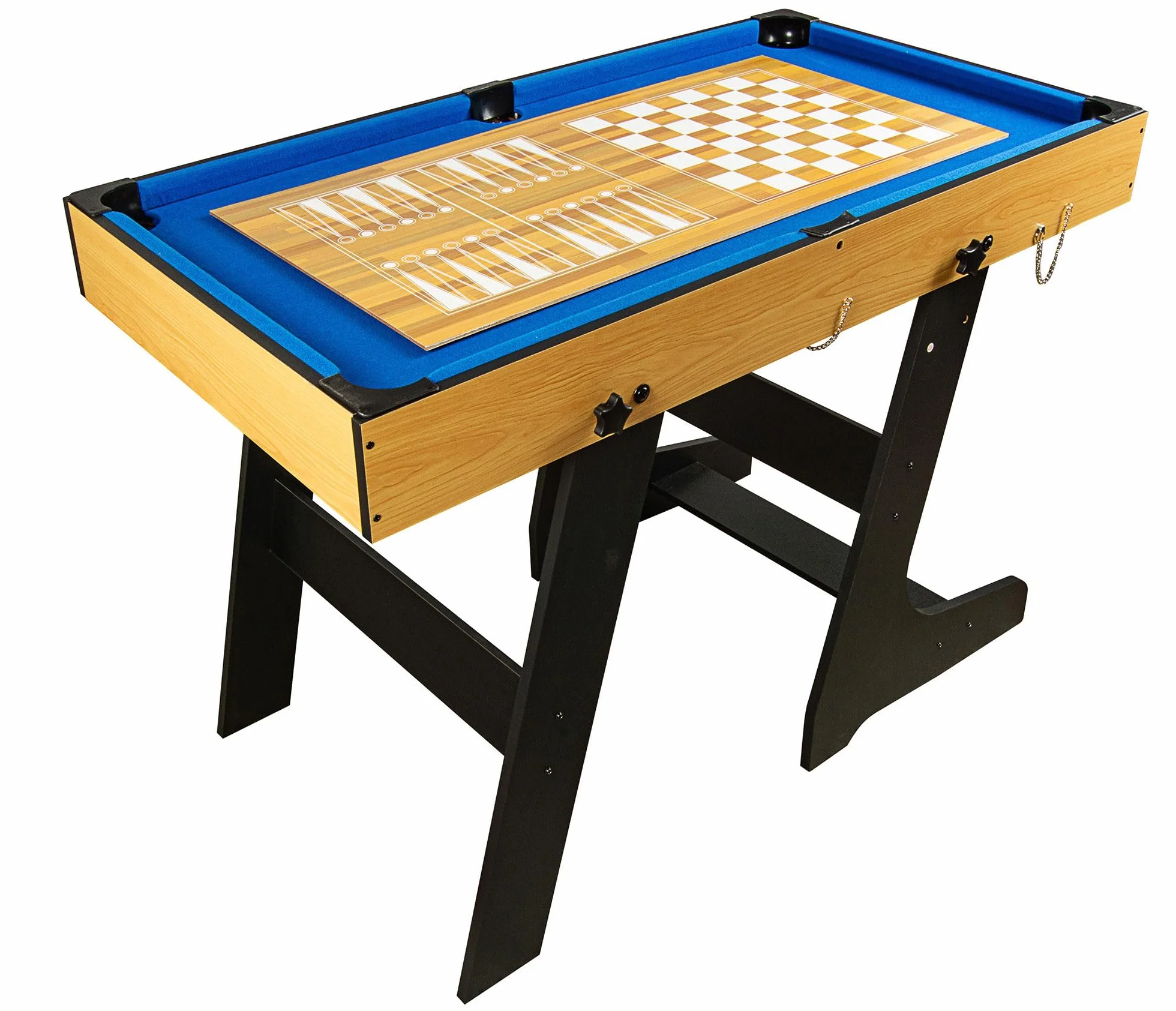 Leoamark Tavolo da gioco 15in1 Biliardo versatile compatto per famiglia