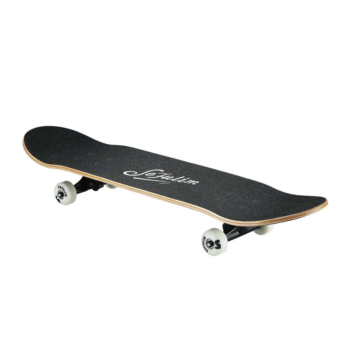 31 x 8 Pollici Skateboard Completo 7 Strati Acero Canadese Double Kick Deck concavo Skateboard per Ragazzi Ragazze Adolescenti Adulti Principianti