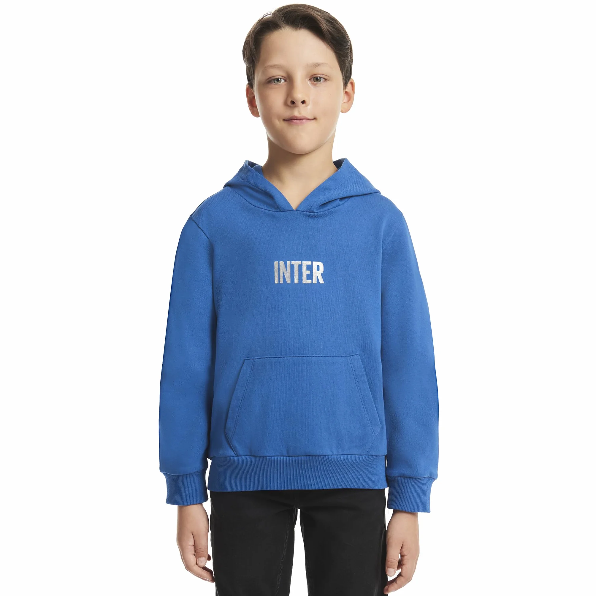 Inter Back To Stadium 22:43 Felpa con Cappuccio Unisex Bambini Ragazzi