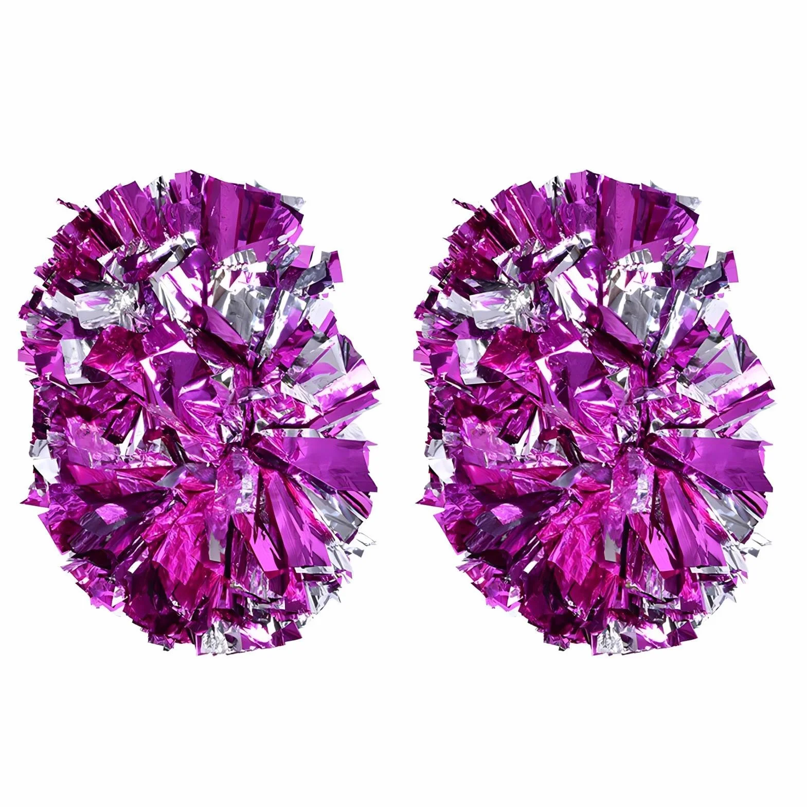 VIFER Pom Poms Cheerleader Aerobica Pompon per Dance Party School Sport Competition 1 Coppia