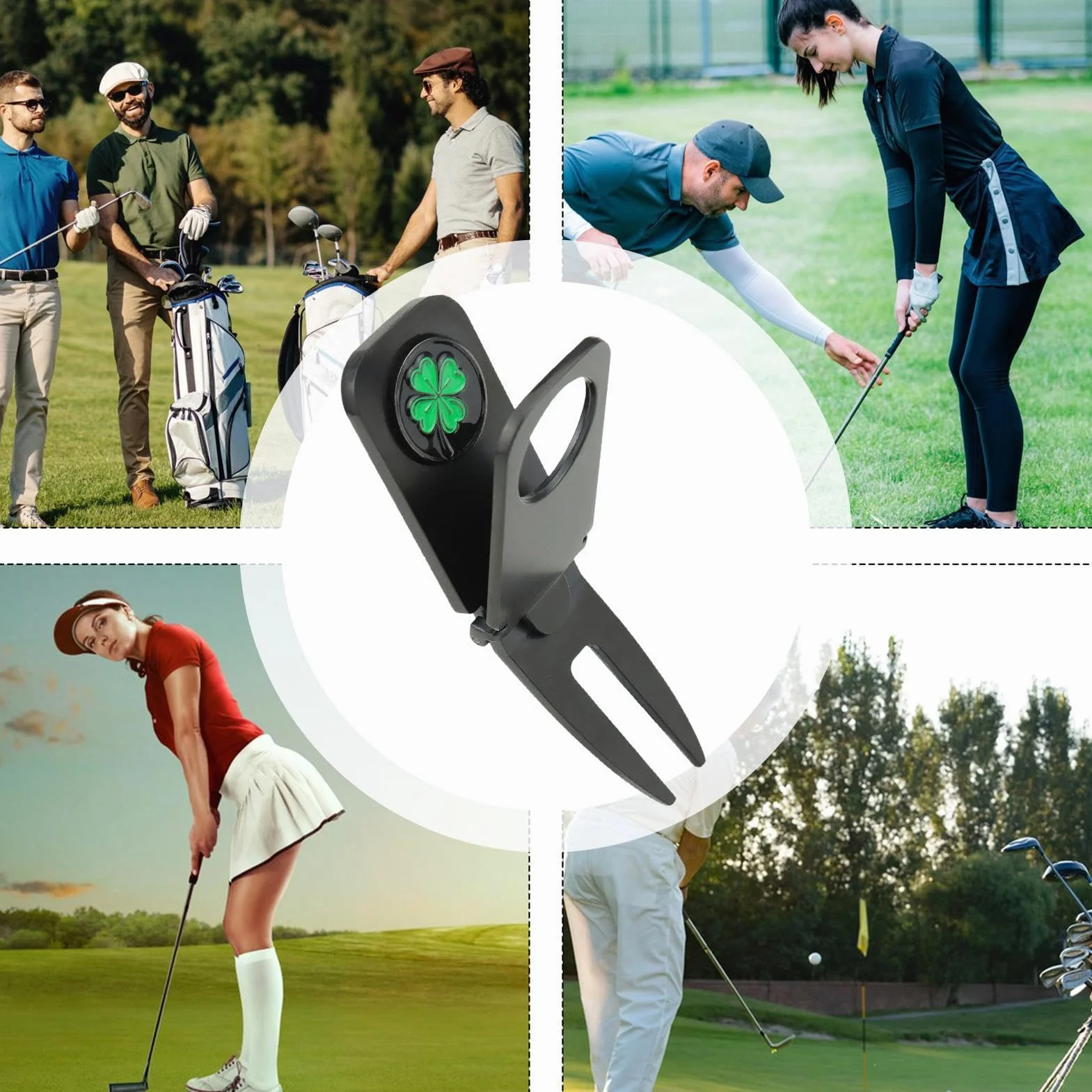 Strumento di riparazione Divot per golf, supporto sigarette a forma di pallina, accessori multiuso