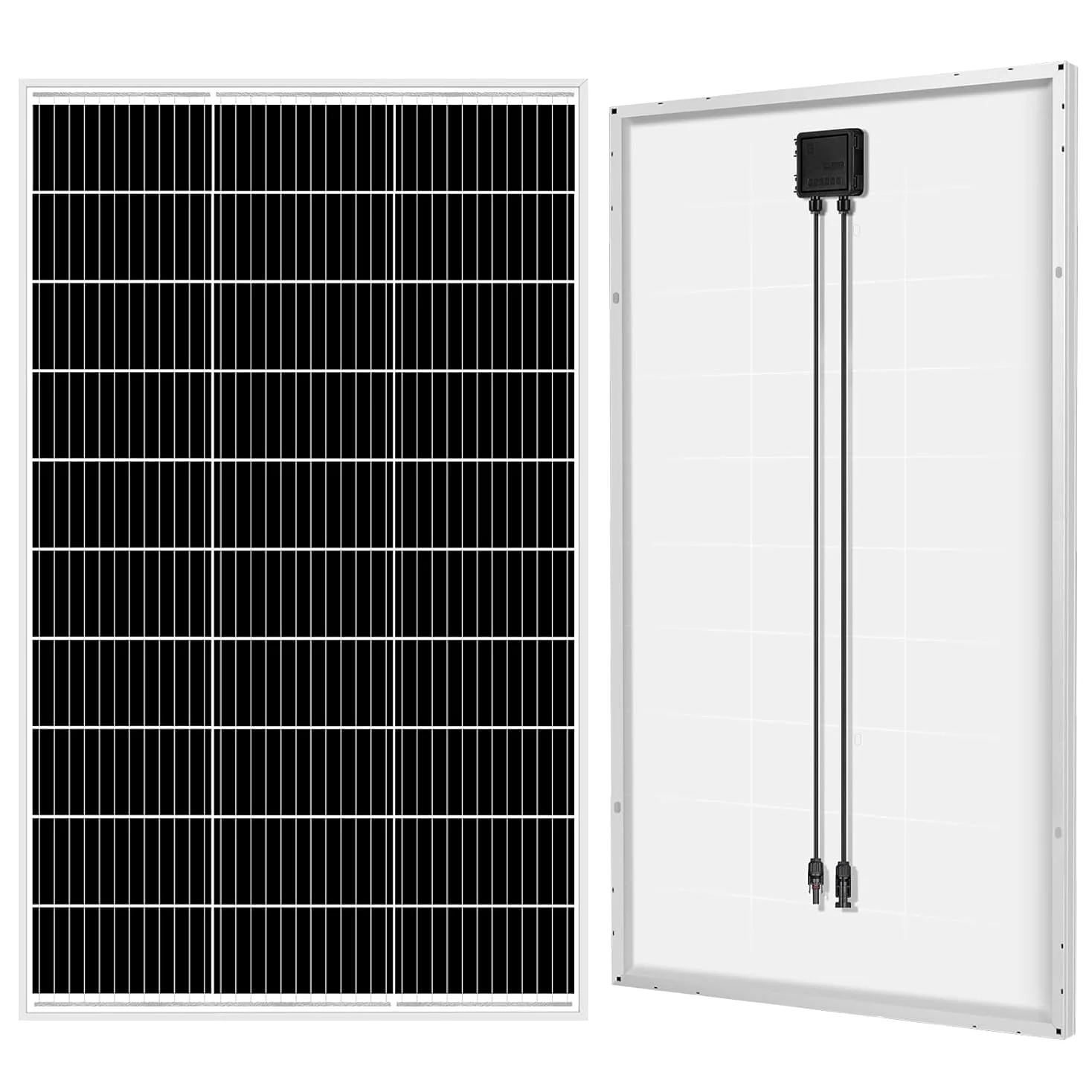 Pannello Solare Fotovoltaico Monocristallino 150W, 12V per Camper, Casa, Baita e Barche, Impianto Energetico con Connettori