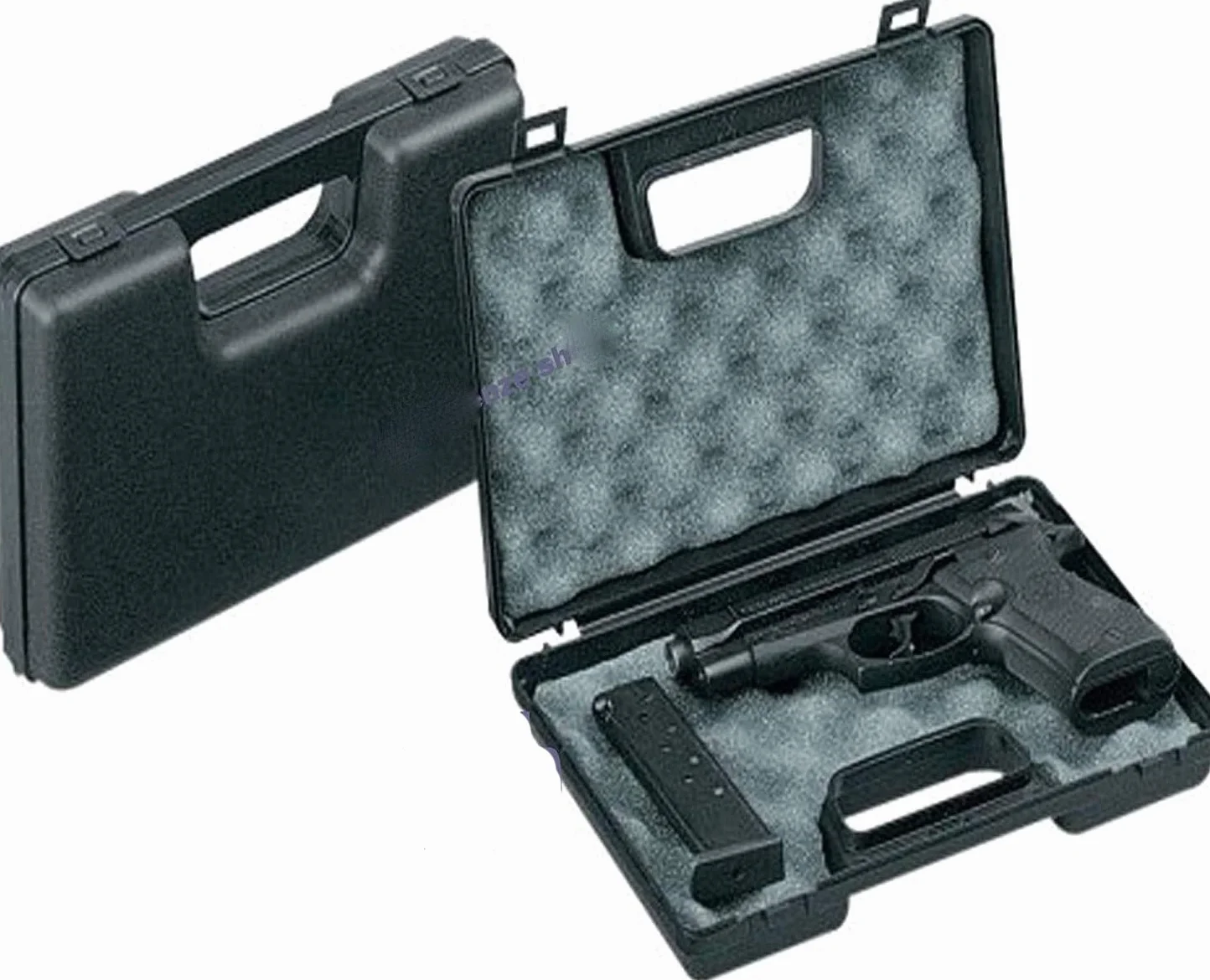 Valigetta Porta Pistola Custodia Imbottita Media Poligono Plastica