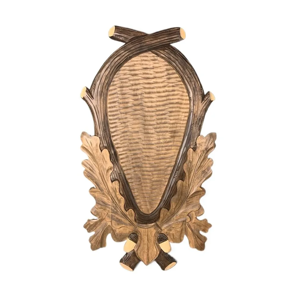 Hi Life Living Nature Scudo di Legno per Trofeo Cervo. Pannello. Corna. Caccia. 58x32cm 231202