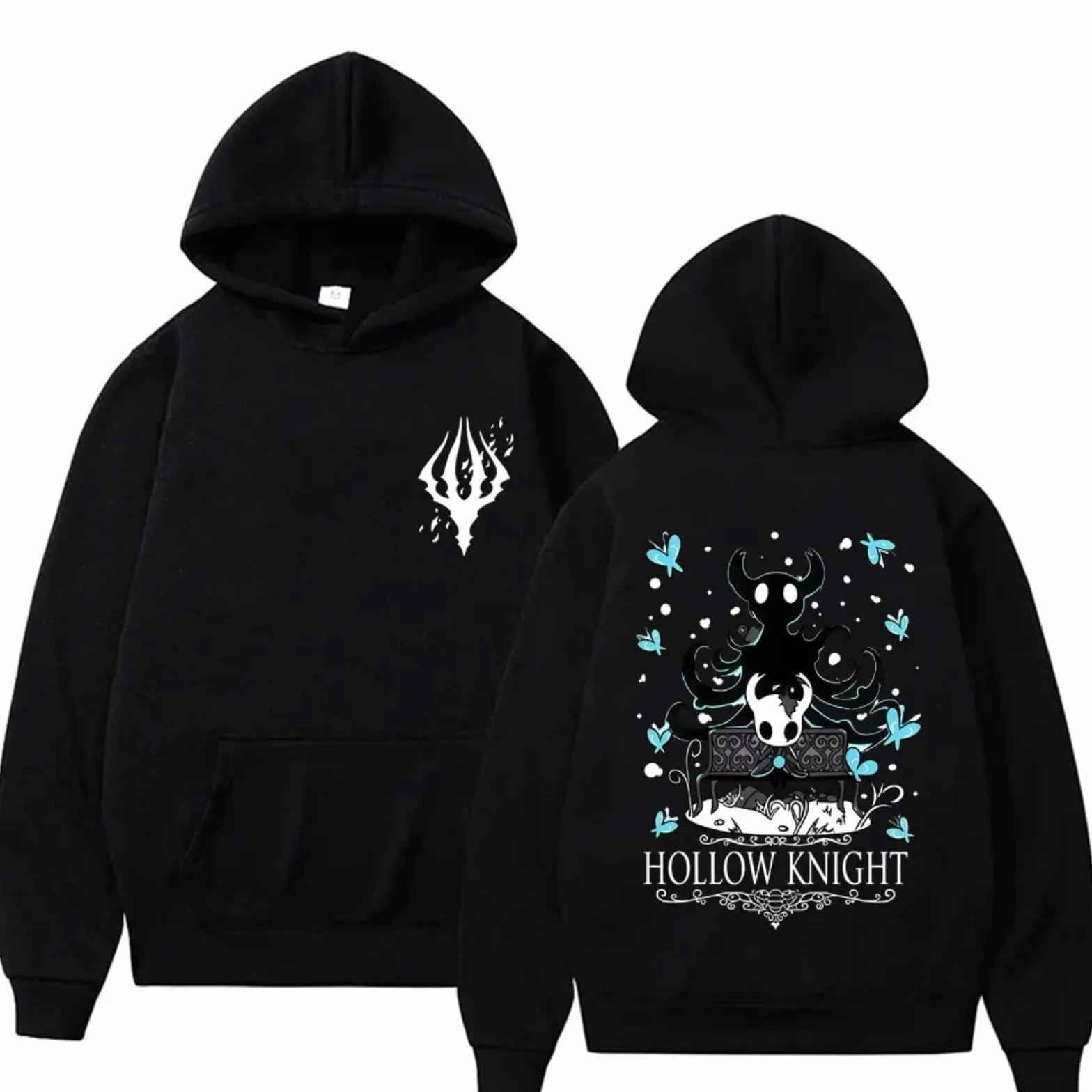 Knight Hooded Sweatshirt Men's Casual Hoodie Long Sleeve with Pocket Streetwear