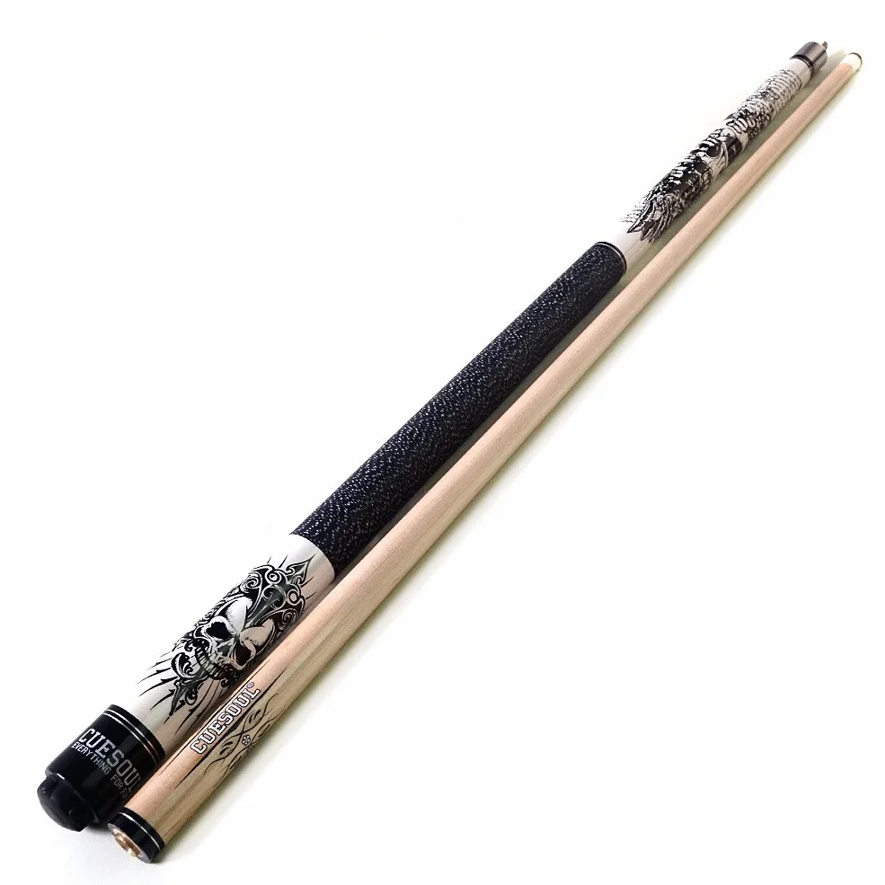 CUESOUL Rockin Serie 57 21 oz Maple Pool Cue Stick Set with Joint Protector and Cue Cloth