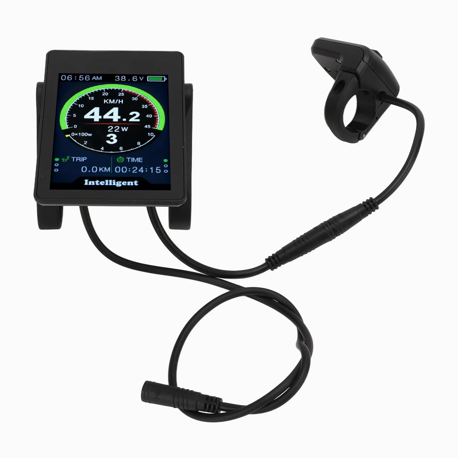 Display Impermeabile per Bici Elettrica 860C con Retroilluminazione Regolabile per Mountain Bike in Vetro Temperato e ABS