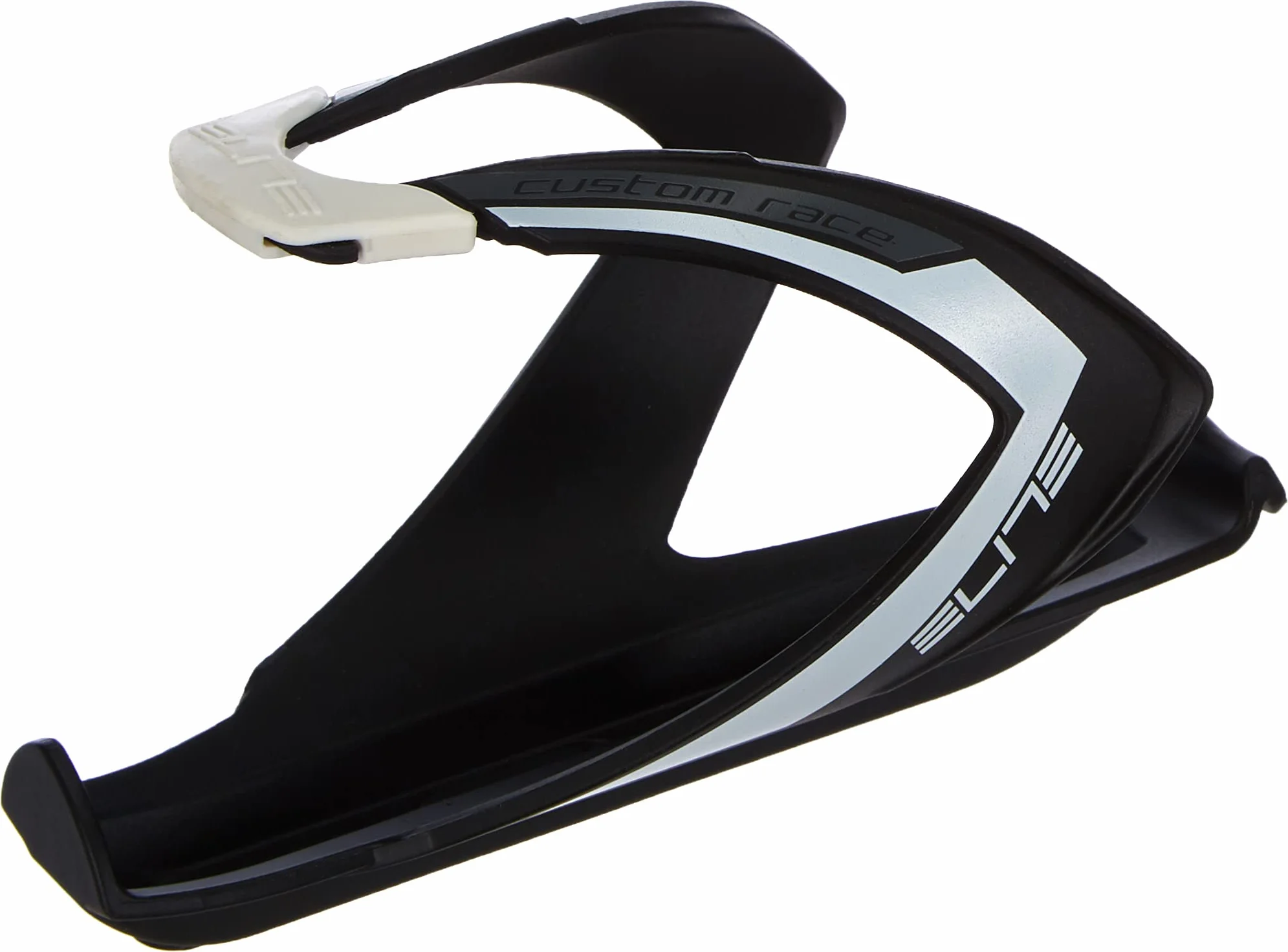 Elite Porta Borraccia Custom Race Bianco Logo Rosso