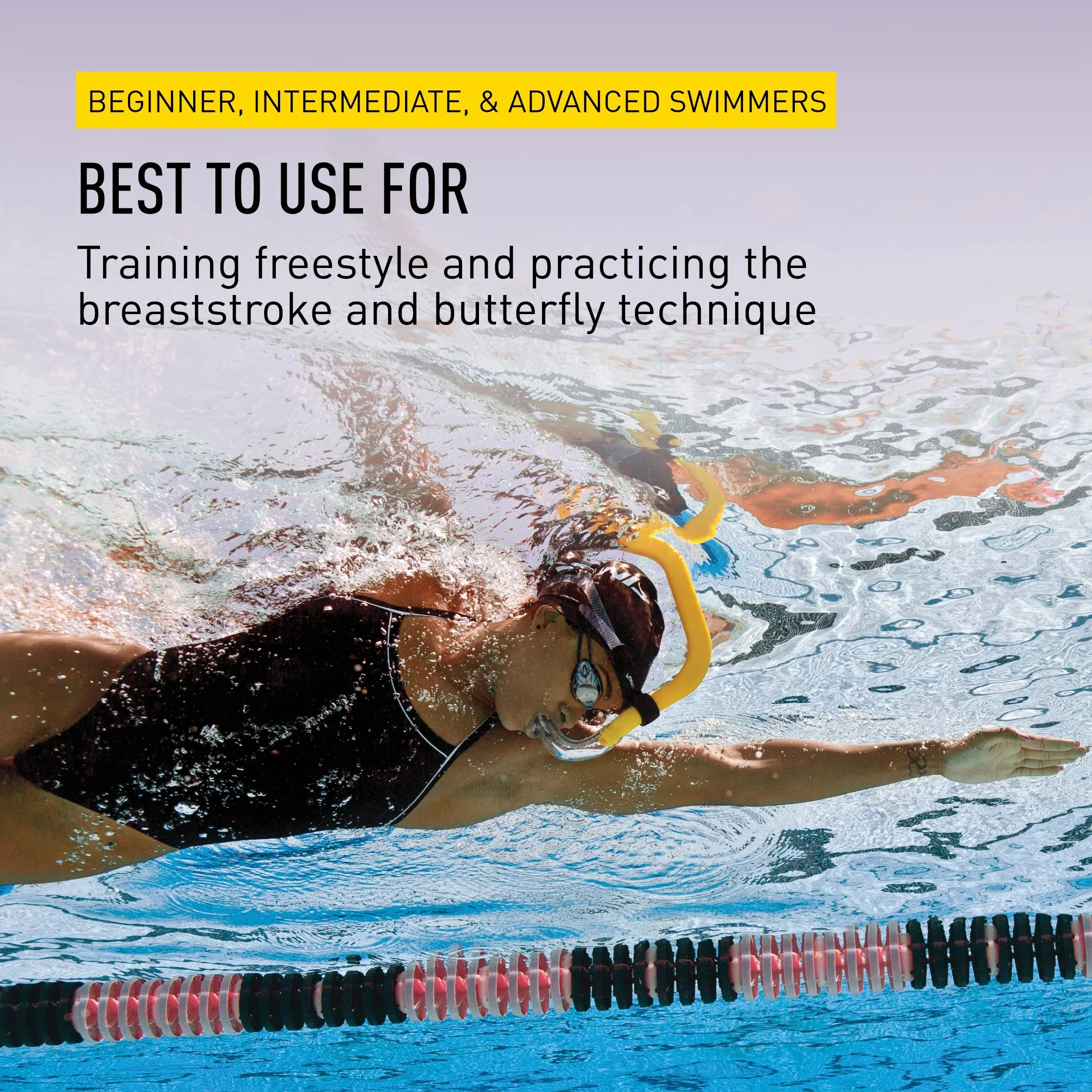 Finis Freestyle Snorkel Boccaglio Giallo