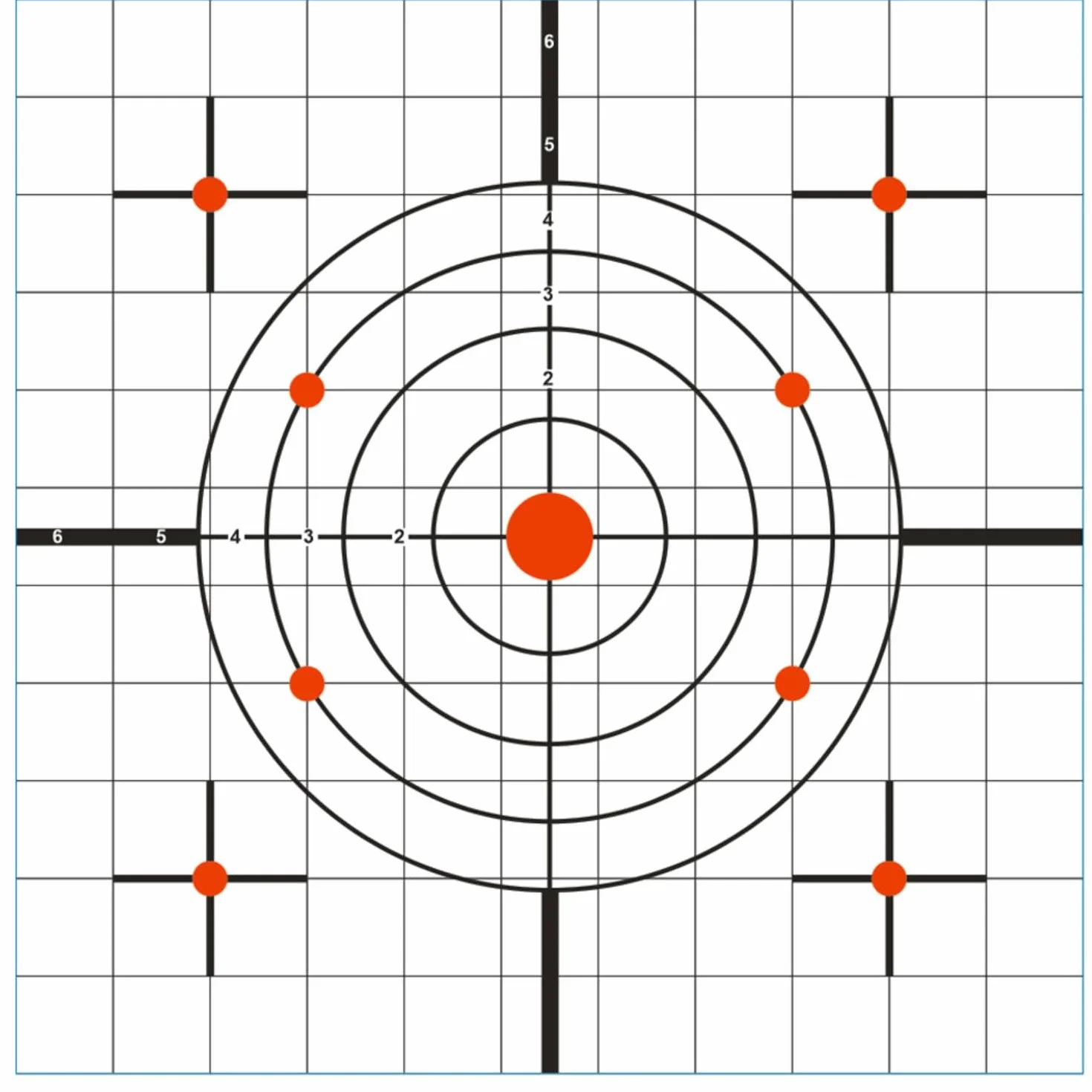 Bersagli assortiti 14x14 cm cartone 250 g tiro aria compressa airsoft 4 disegni 25 unità modello allenamento precisione