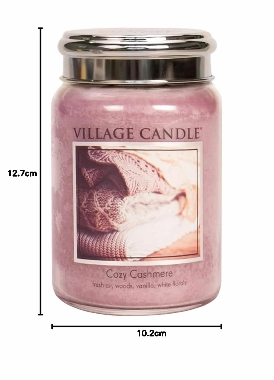Village Candle Candela profumata Tradizione Cozy Cashmere 602 g