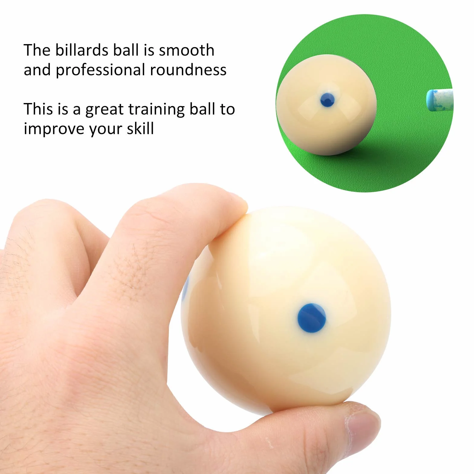 DOT-Spot Cue Ball 57,2 mm Pool Standard Training Ball