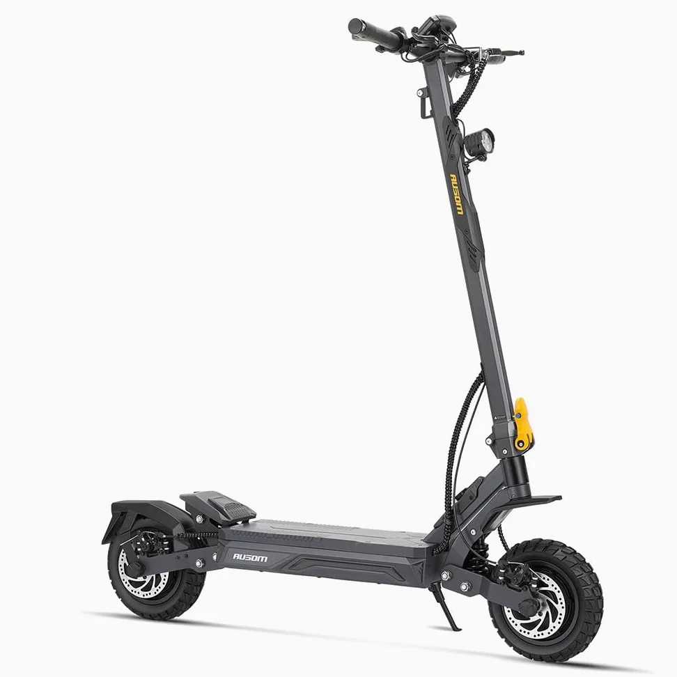 Monopattino Elettrico, Ausom Gosoul 2/Gosoul 2 Pro, 90/70km Autonomia, Sospensione ShocFree, Freni a Disco+E-ABS