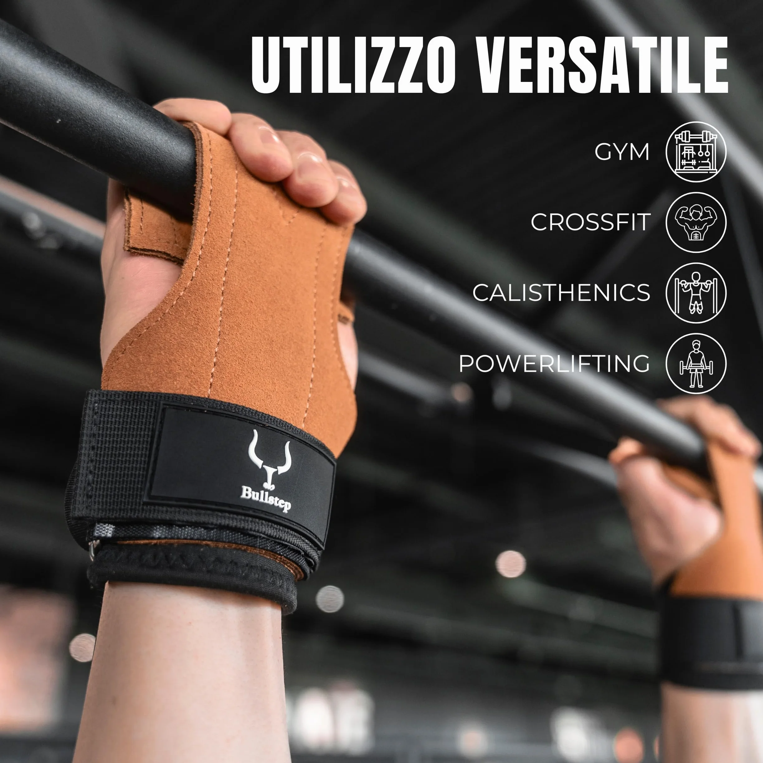 Ganci Palestra Polsi Powerlifting Bodybuilding Lifting Straps Reverse Grip Guanti Paracalli Crossfit
