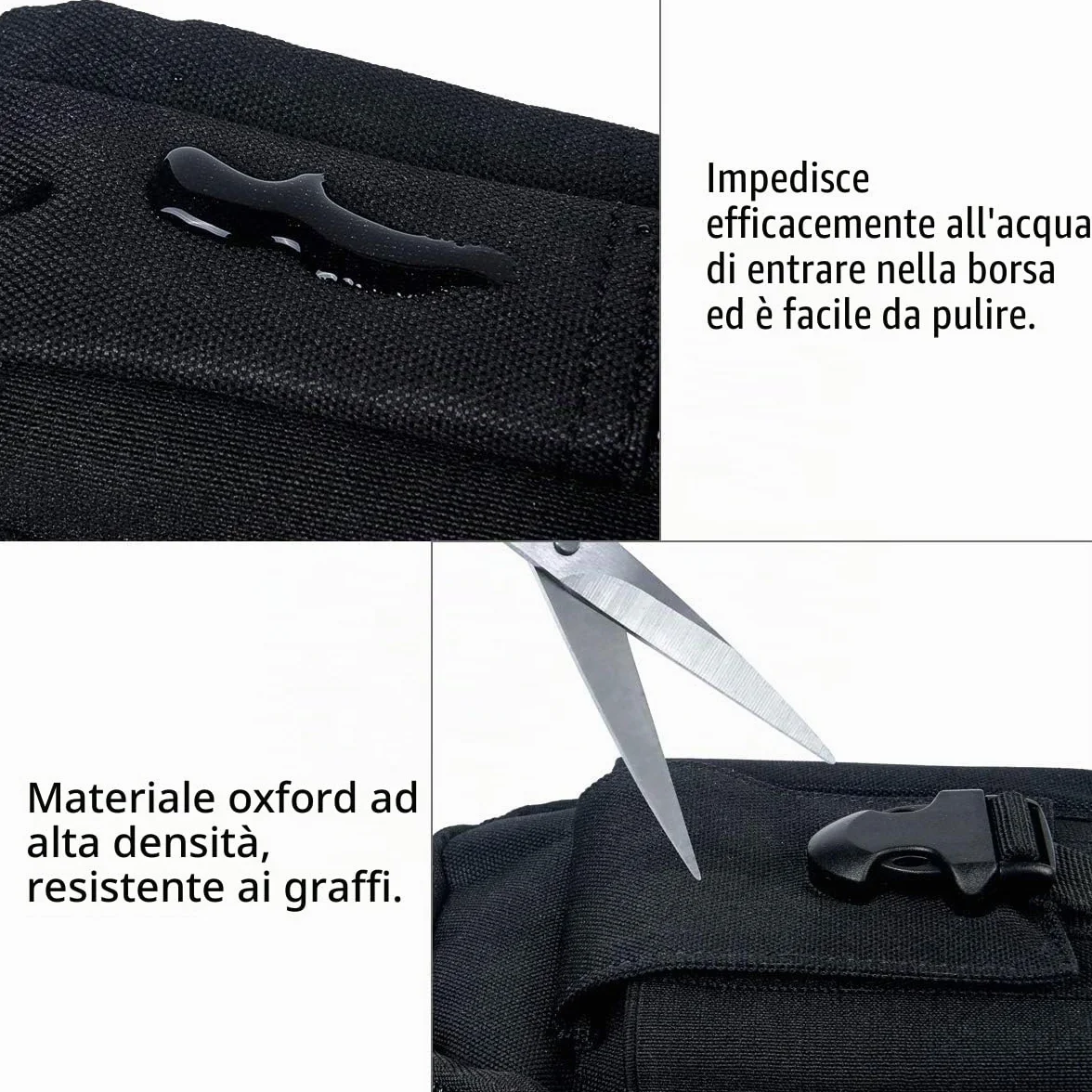 Flintronic Tattico Marsupio Sportivo Borsello 1000D Nylon Multifunzione Campeggio