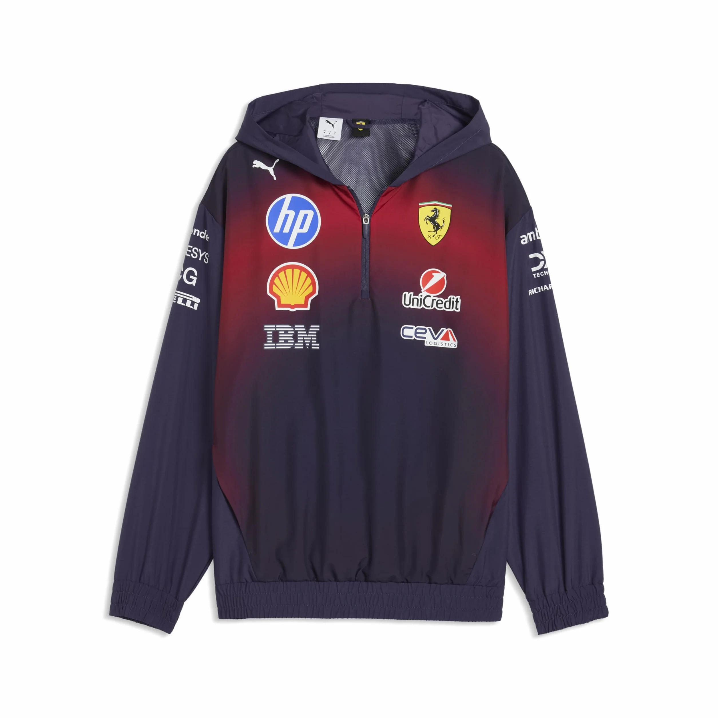 PUMA Scuderia Ferrari F1 2026 Felpa con Cappuccio Team Special Edition China GP Uomo Italian Plum