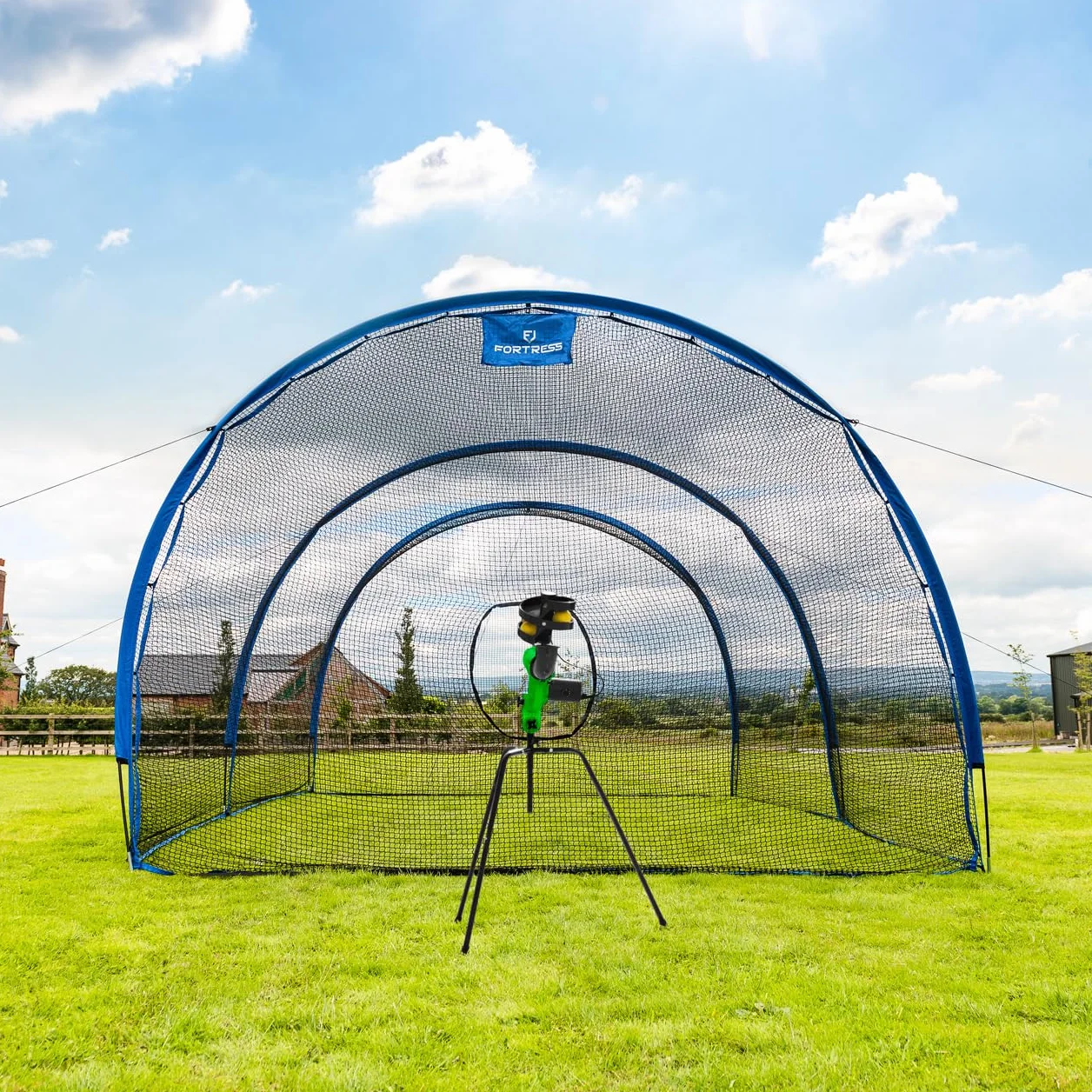 FORTRESS Rete da Cricket per Battitori | Rete Cricket da Giardino | Set Cricket | Attrezzatura Allenamento