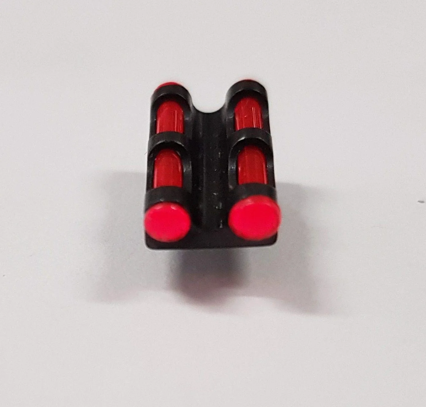 LPA MIRINO E TACCA DI MIRA FUCILE FIBRA OTTICA DIAMETRO 2,6 VERDE GIALLO (ROSSO)