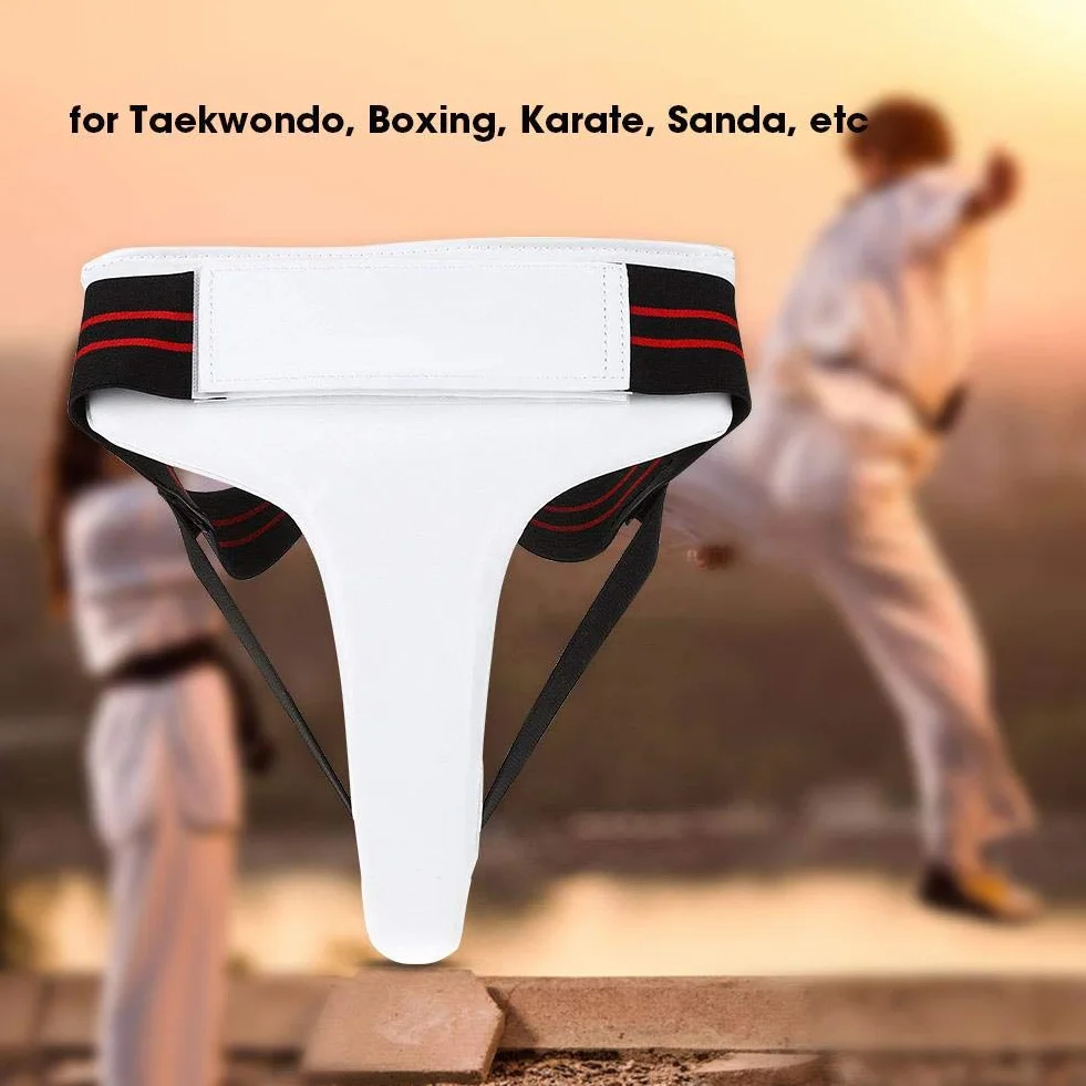 Protezione per l'inguine Donna Taekwondo Boxe Karate Sospensorio Allenamento Sanda Coppa Arti Marziali Sparring Jock Strap (M)